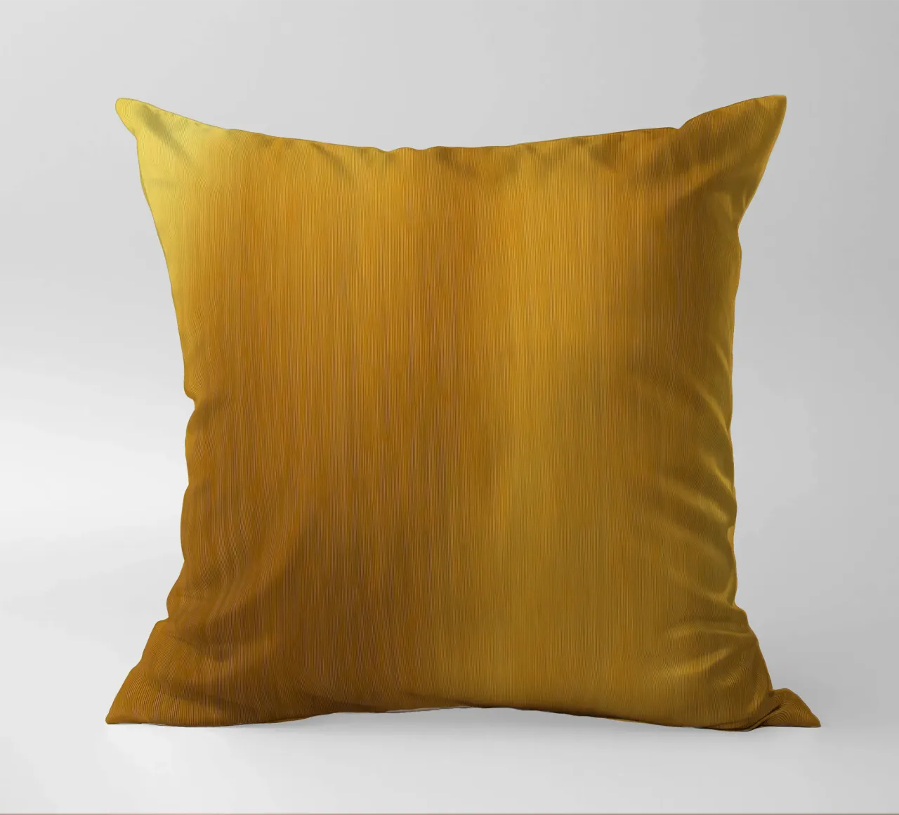 Pure gold | Luxury stripe pattern decorative cushion by Autofocus