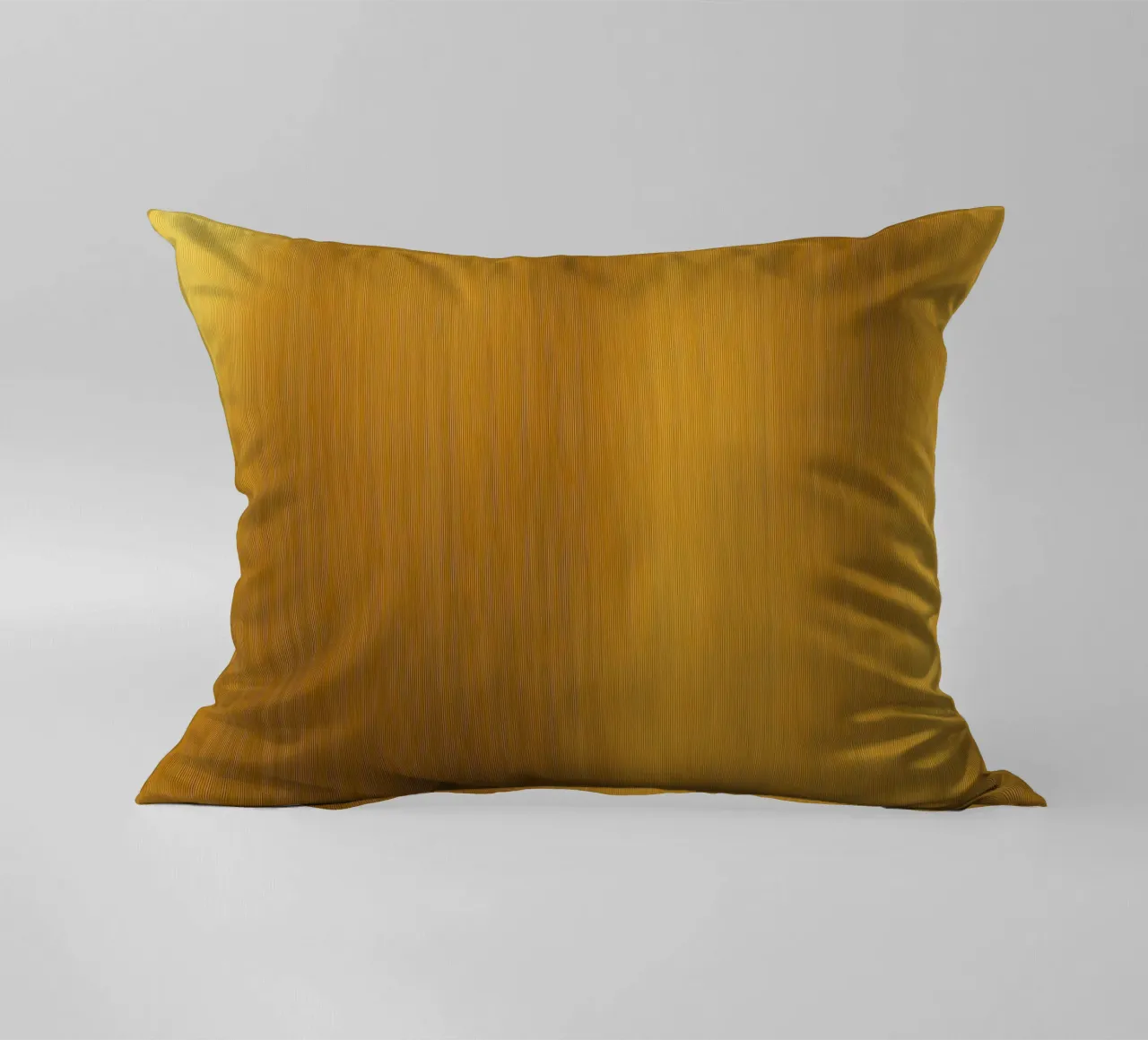 Pure gold | Luxury stripe pattern decorative cushion by Autofocus