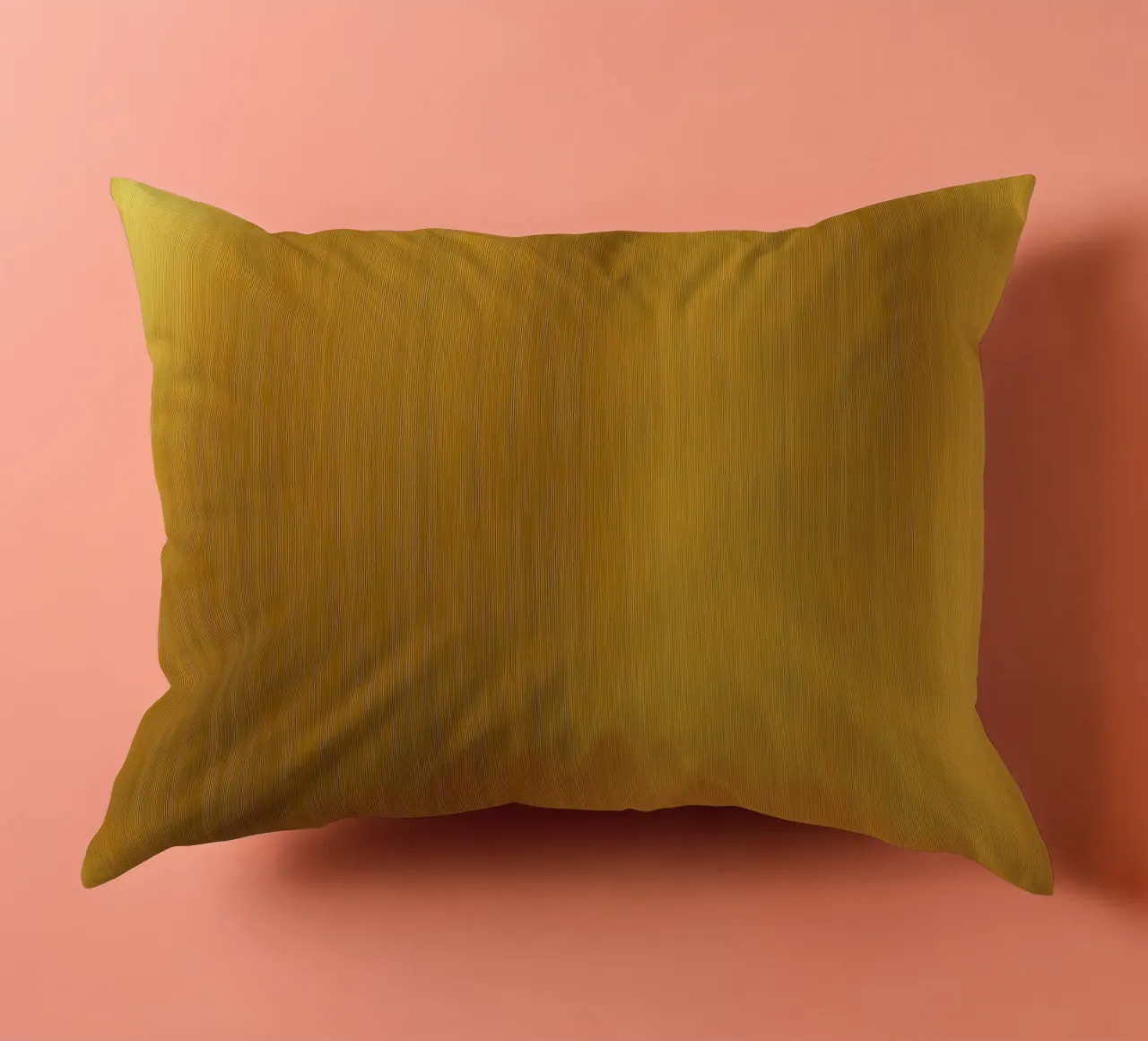 Pure gold | Luxury stripe pattern decorative cushion by Autofocus