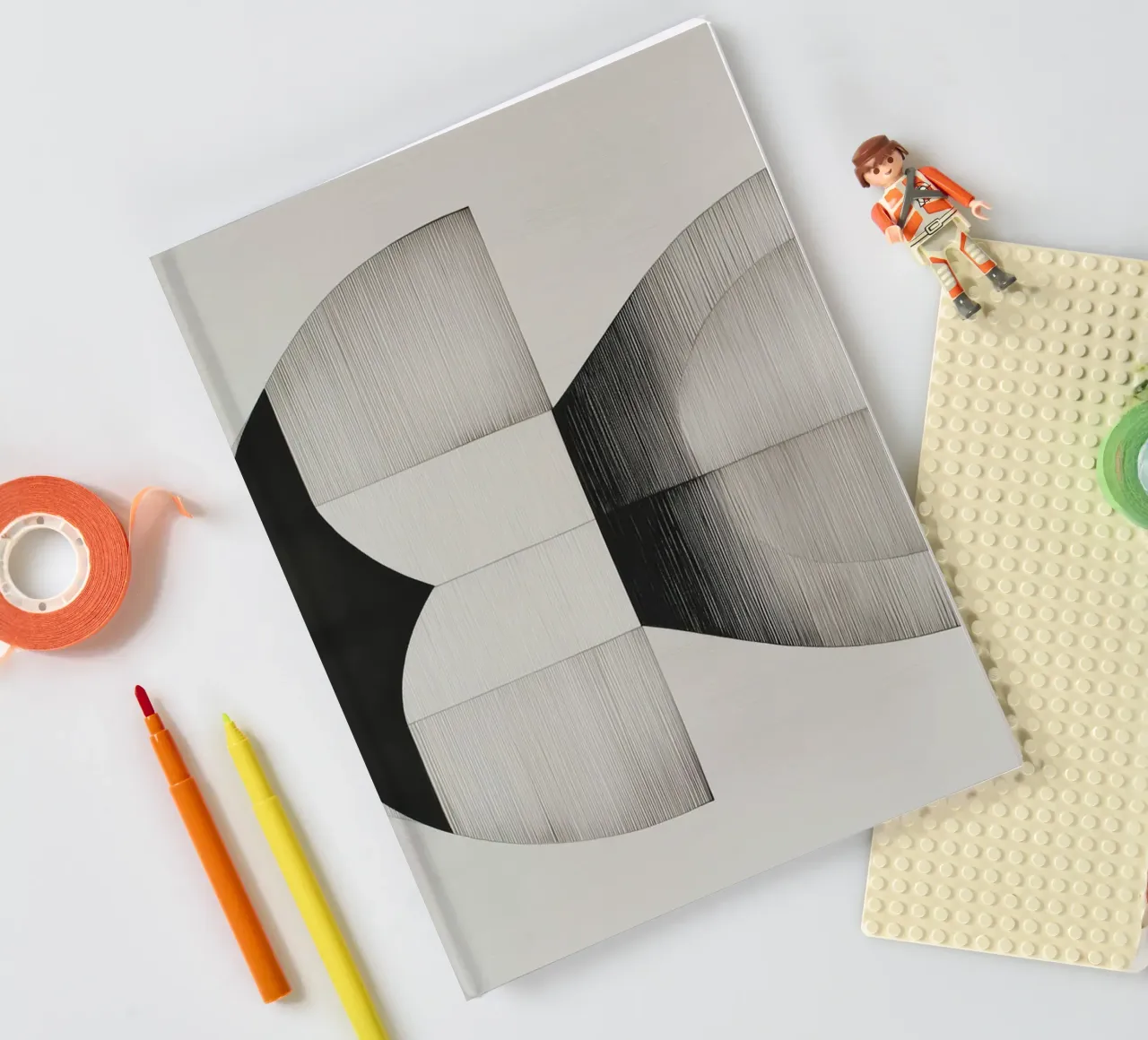 Abstract forms notebook by Imagine