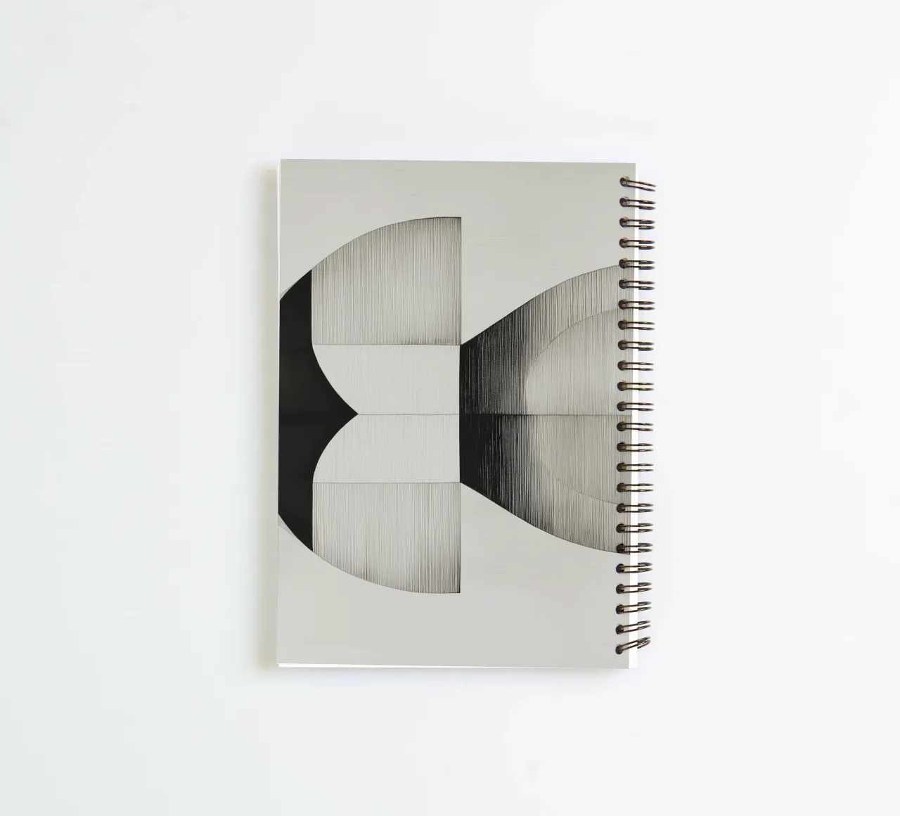 Abstract forms spiral notebook by Imagine