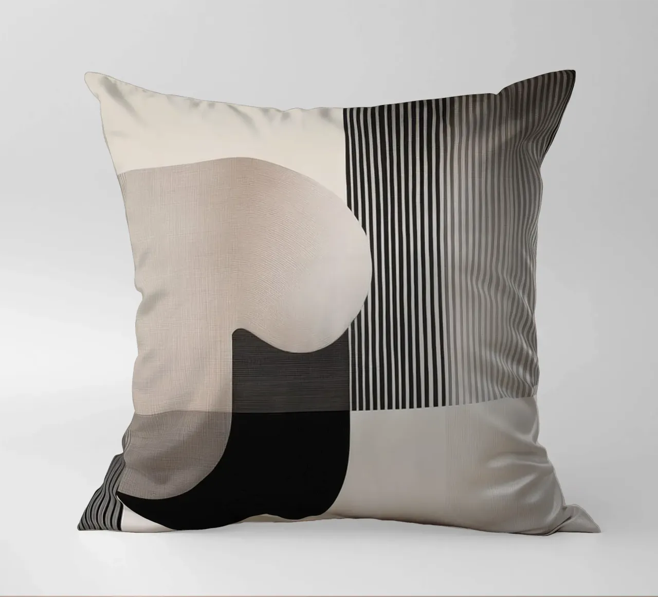 Abstract forms decorative cushion by Imagine