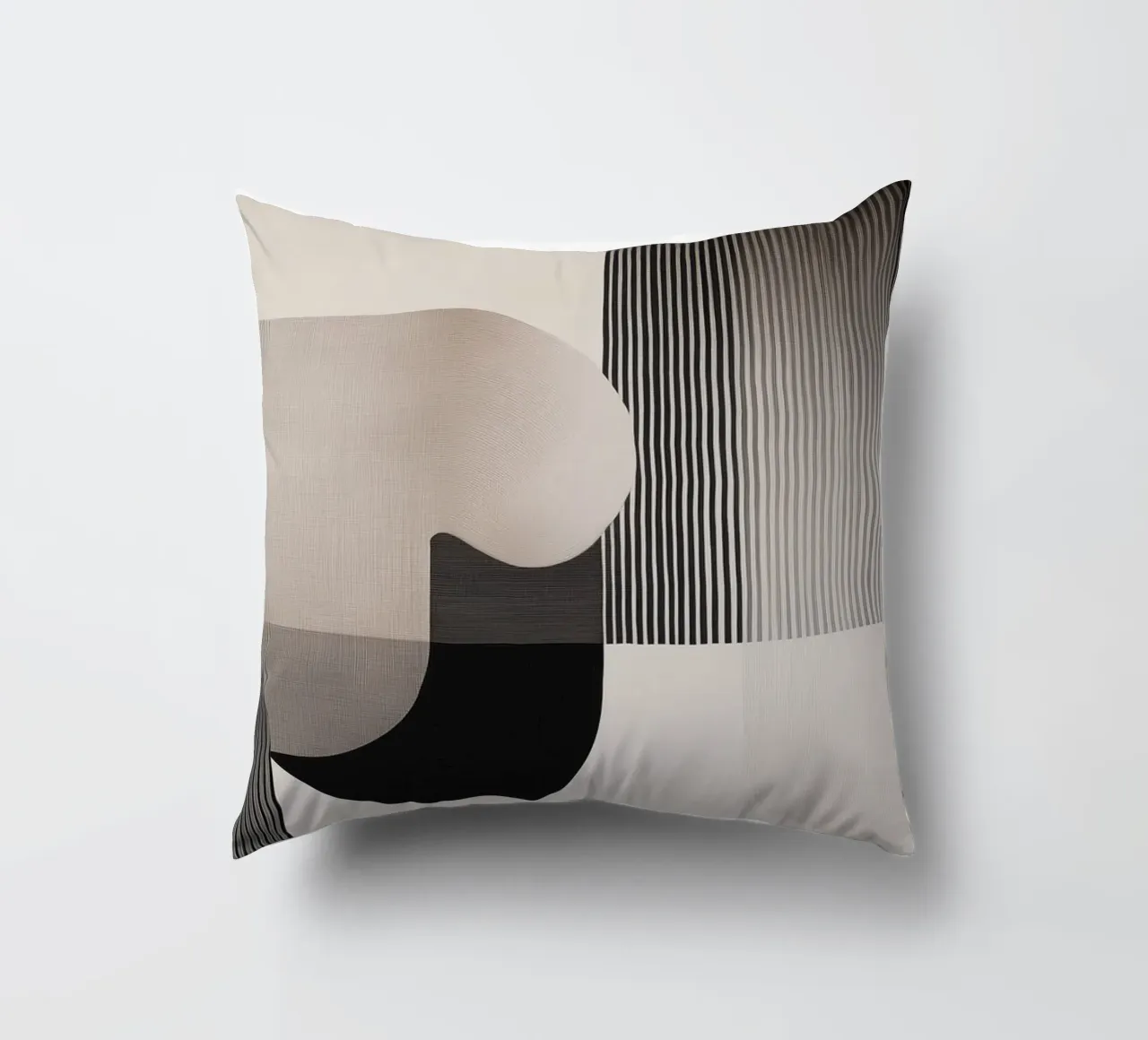 Abstract forms decorative cushion by Imagine