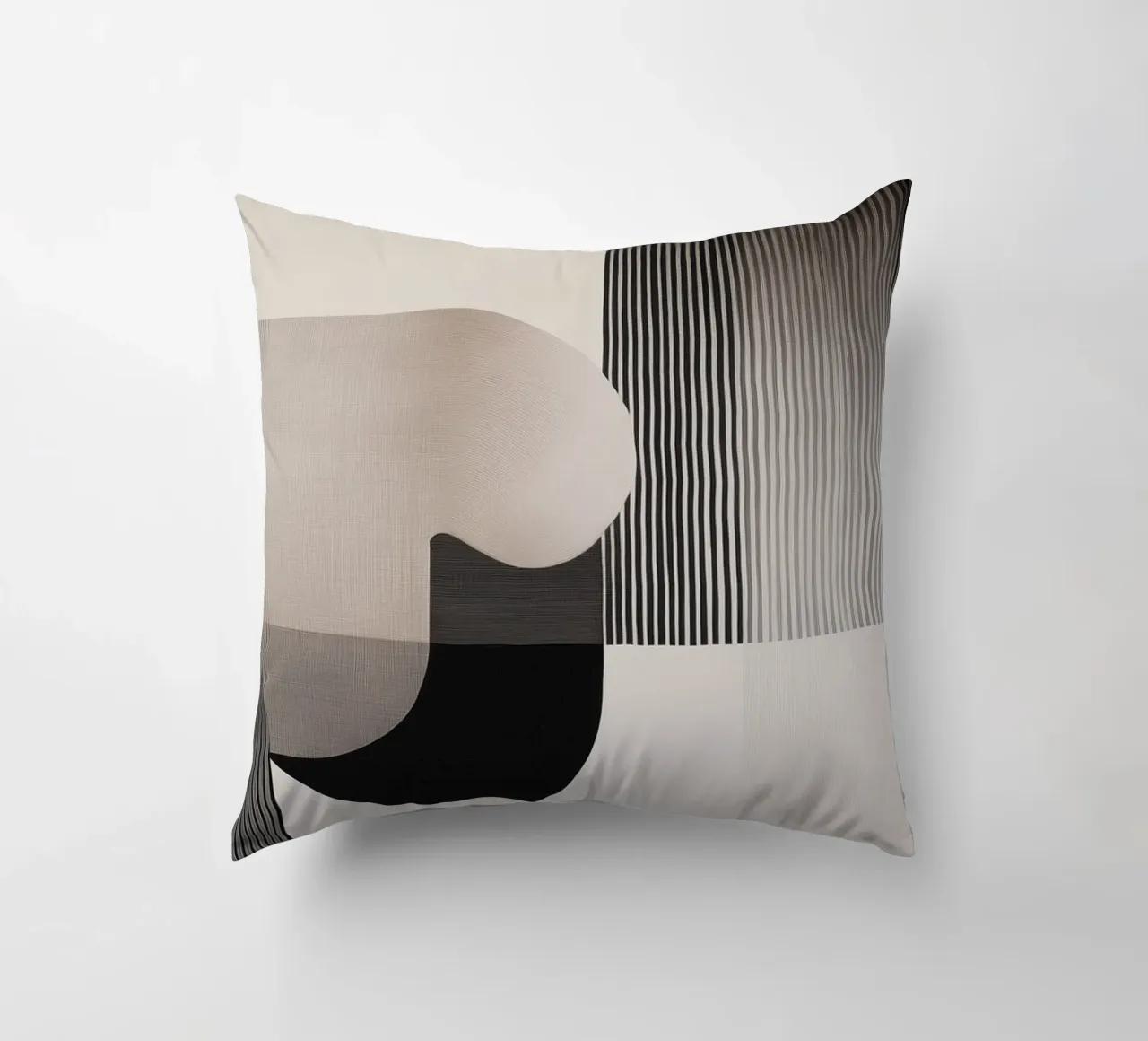 Abstract forms decorative cushion by Imagine