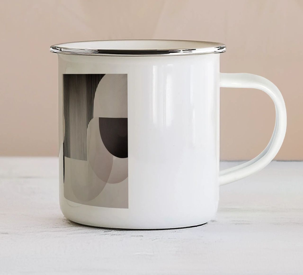 Forme astratte tazza in smalto da Imagine