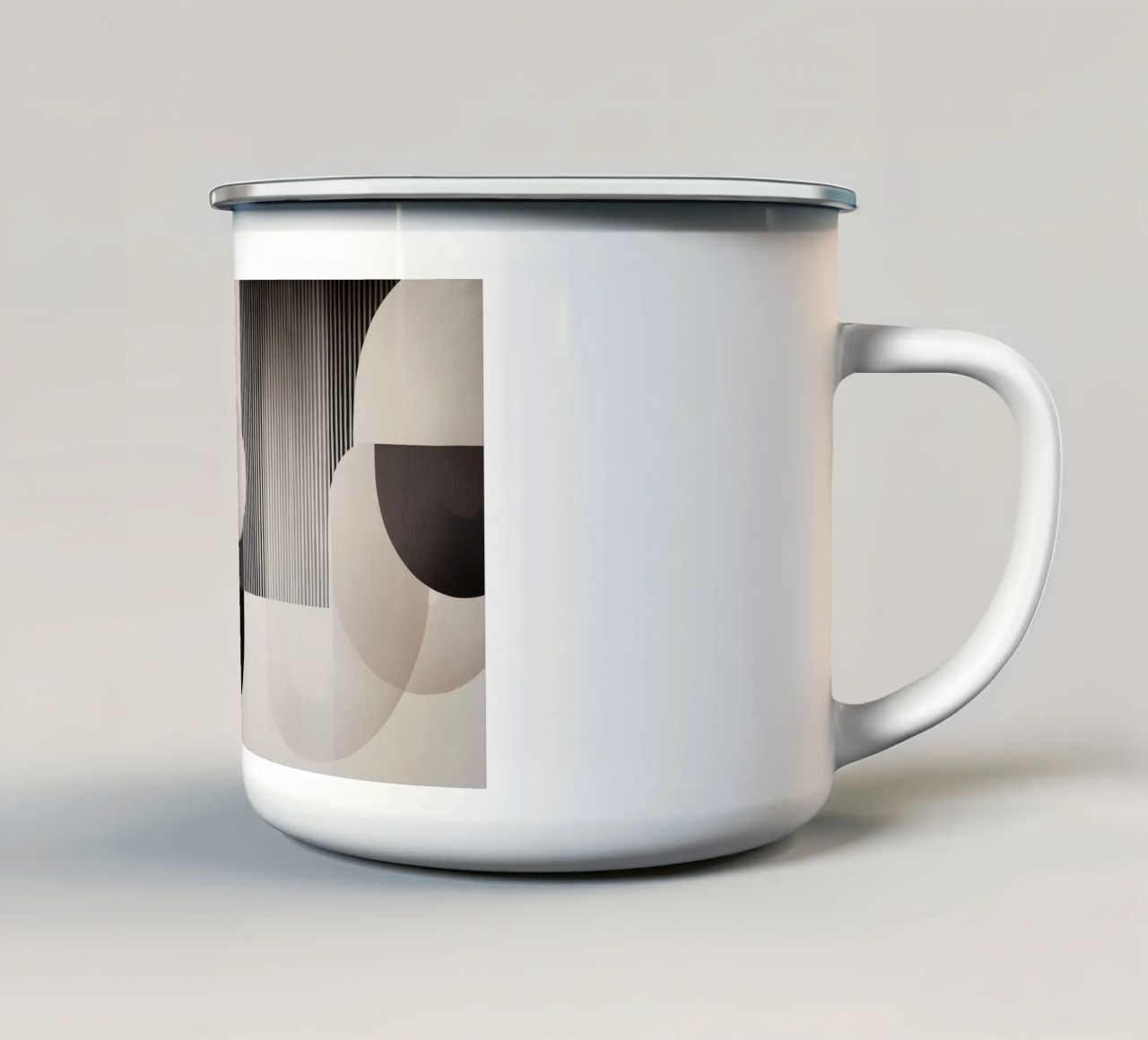 Forme astratte tazza in smalto da Imagine