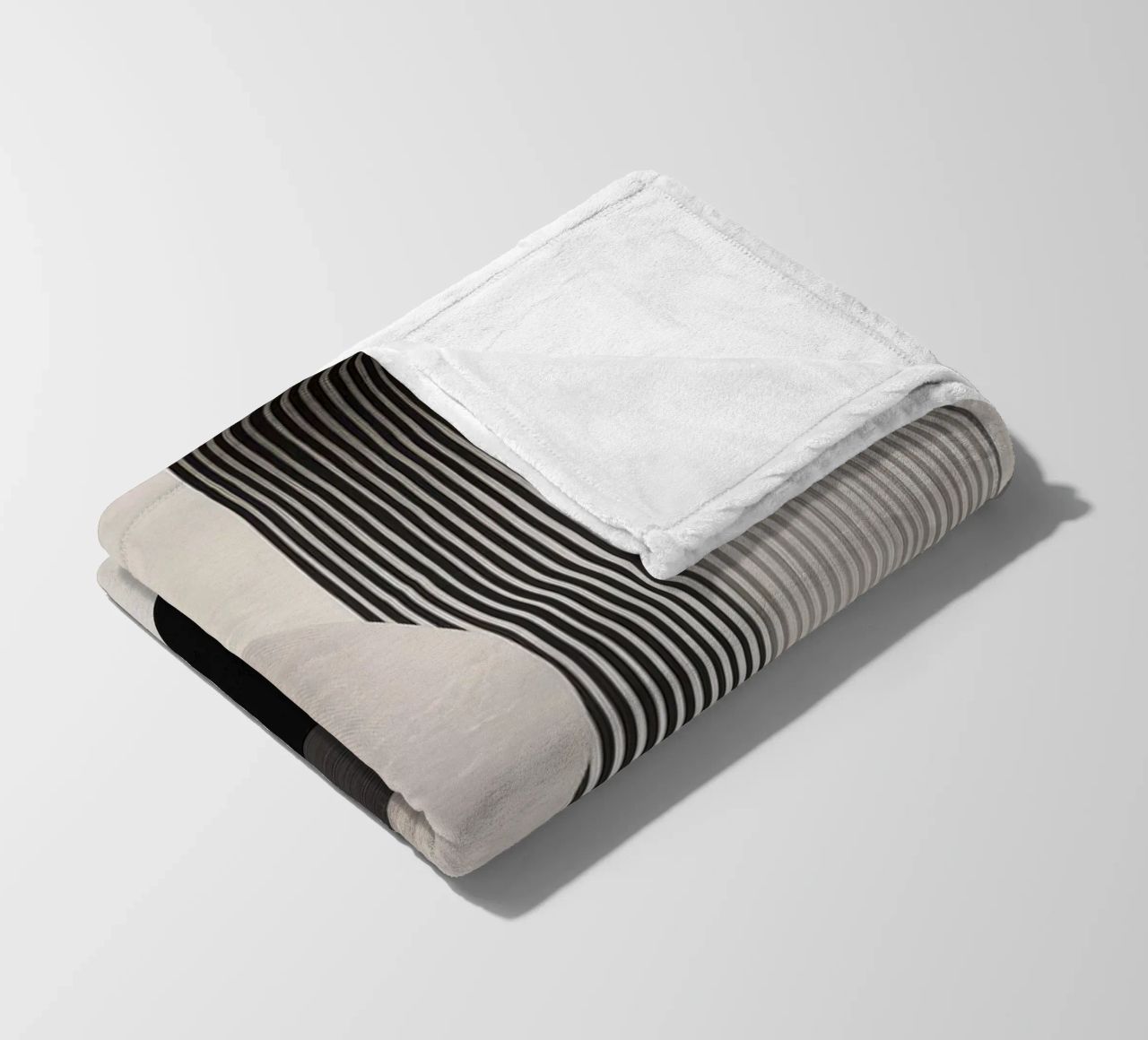 Abstract forms fleece blanket by Imagine