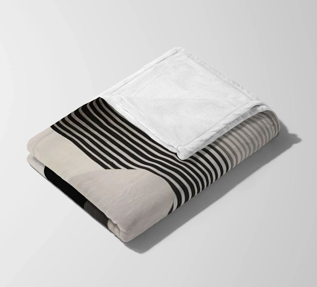 Abstract forms fleece blanket by Imagine