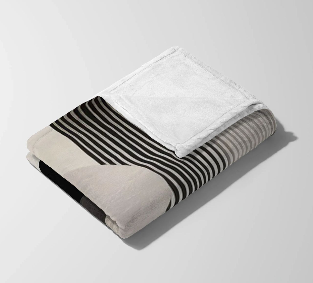 Abstract forms fleece blanket by Imagine