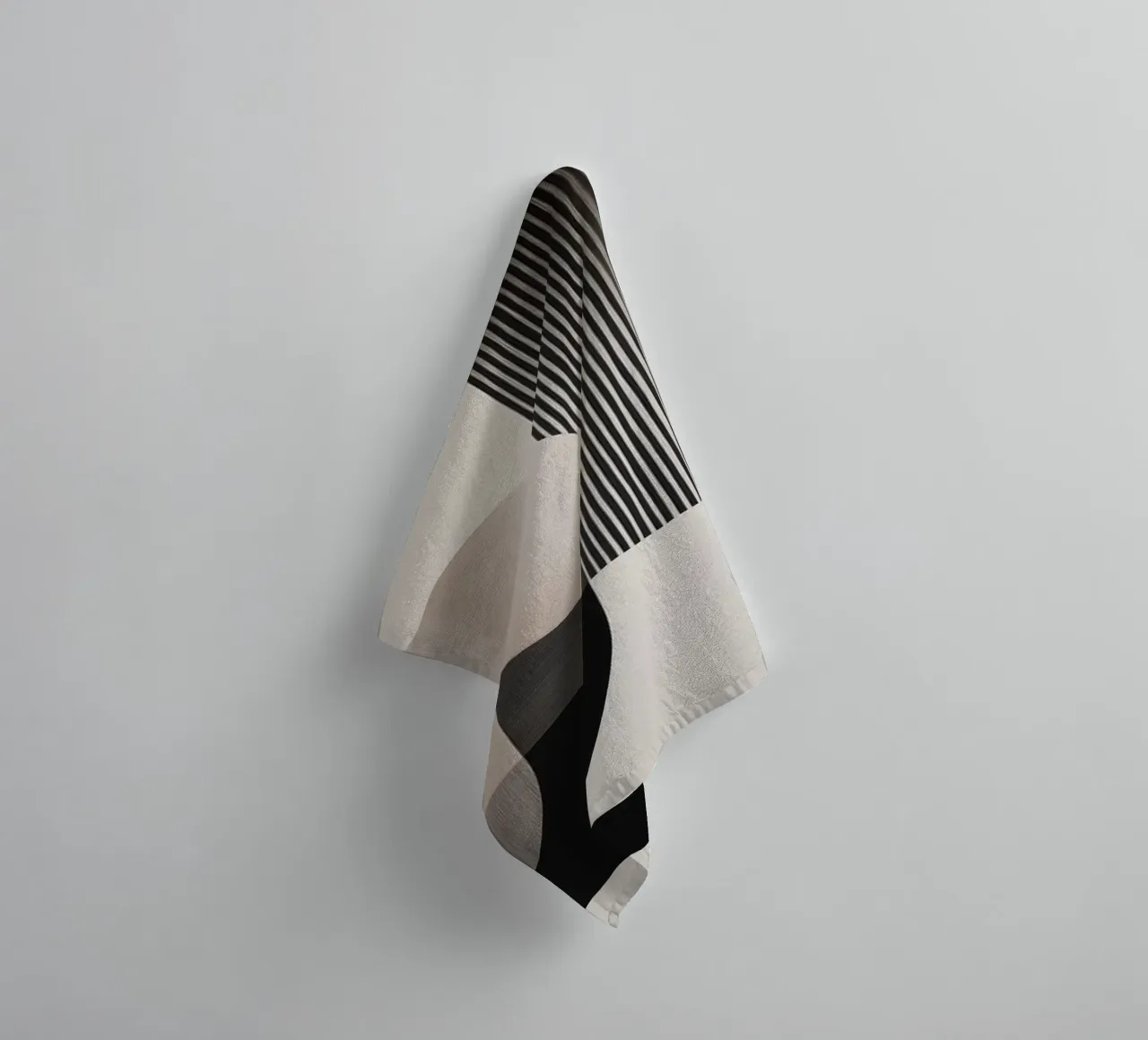 Abstracte vormen badhanddoek van Imagine