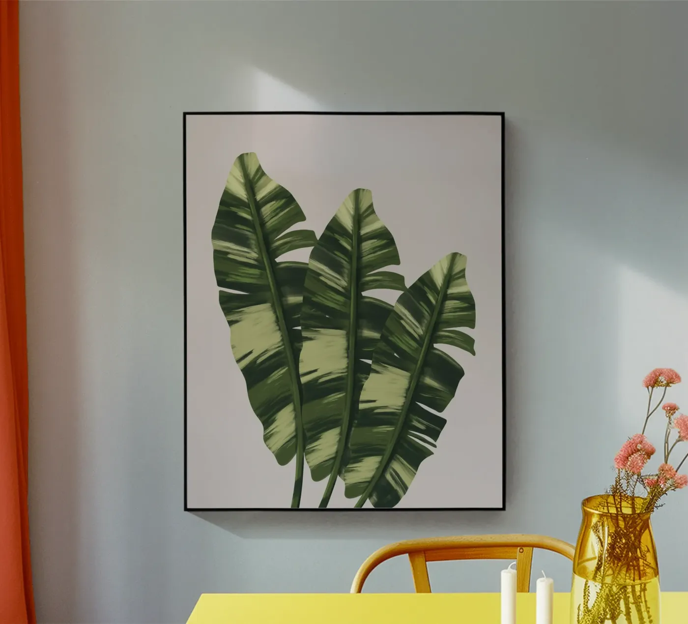Tropical Leaves plexiglass da anisillustration