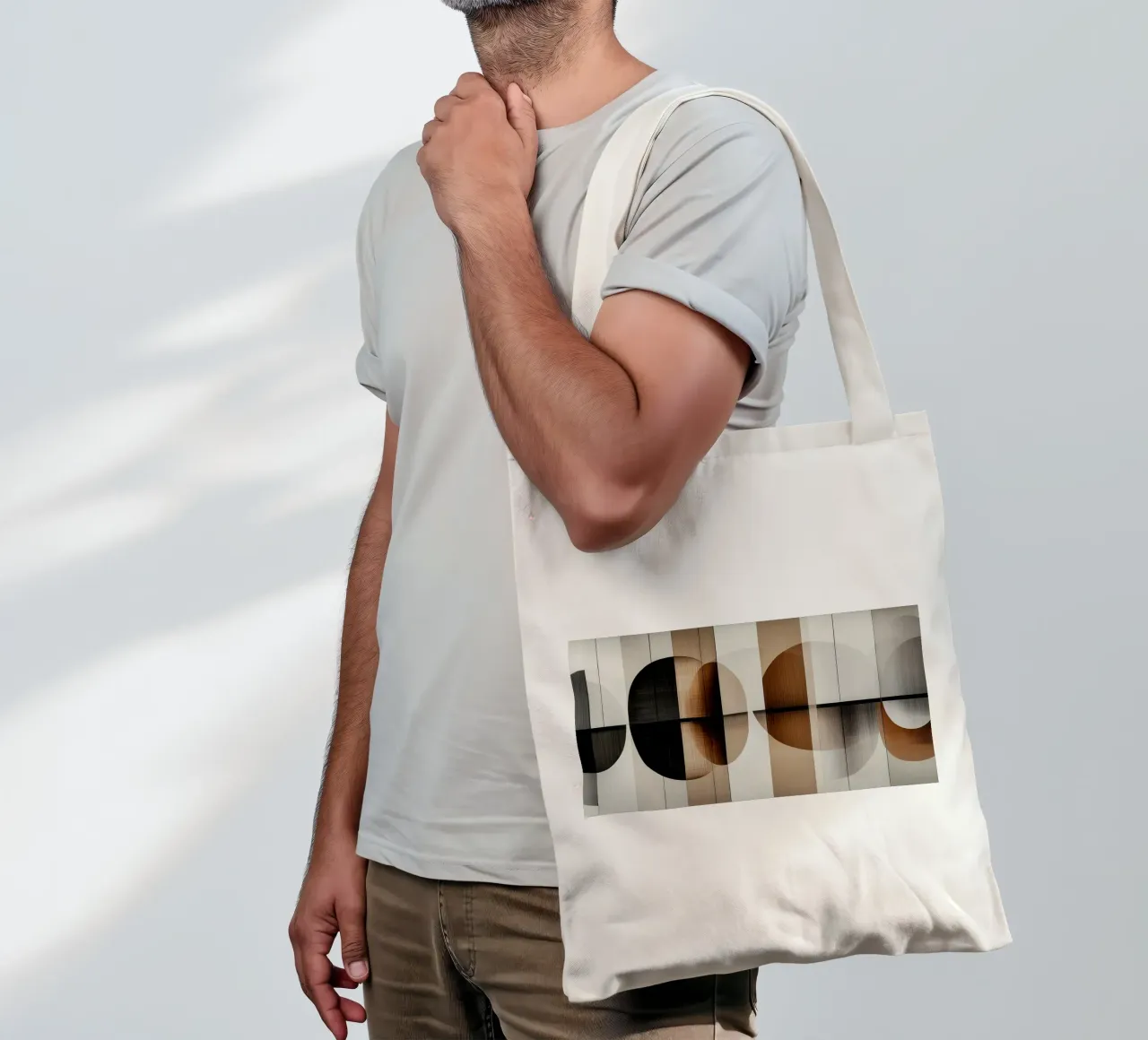 Bohemian shapes tote bag by Imagine
