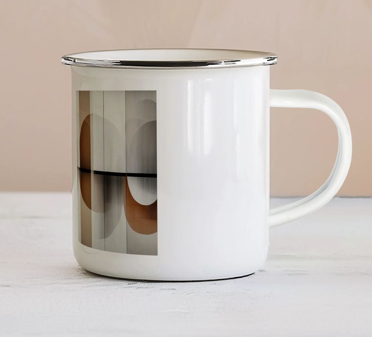 Forme bohémien tazza in smalto da Imagine