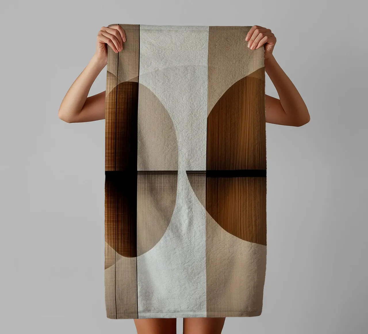 Bohemian shapes towel by Imagine
