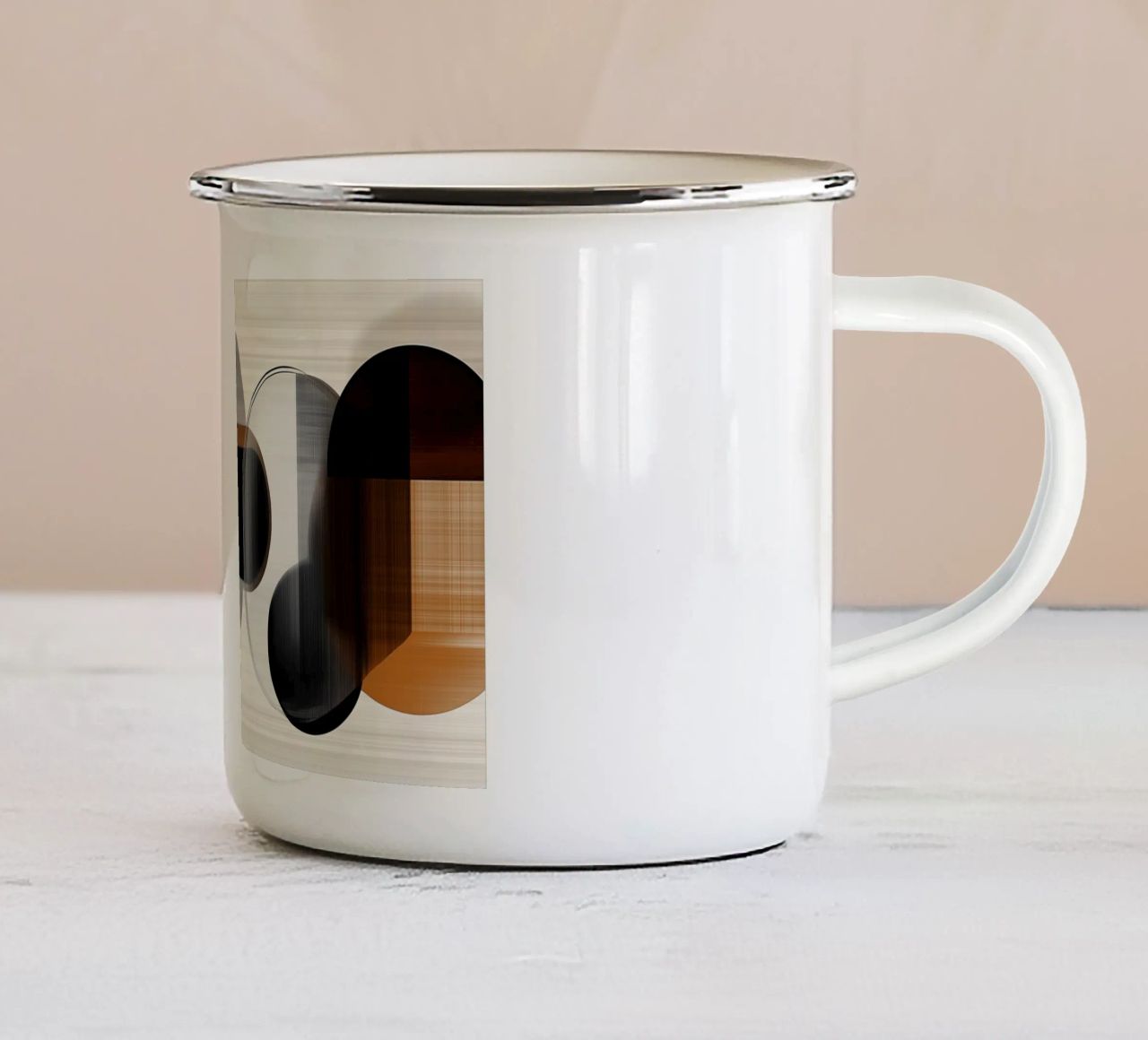 Forme bohémien tazza in smalto da Imagine