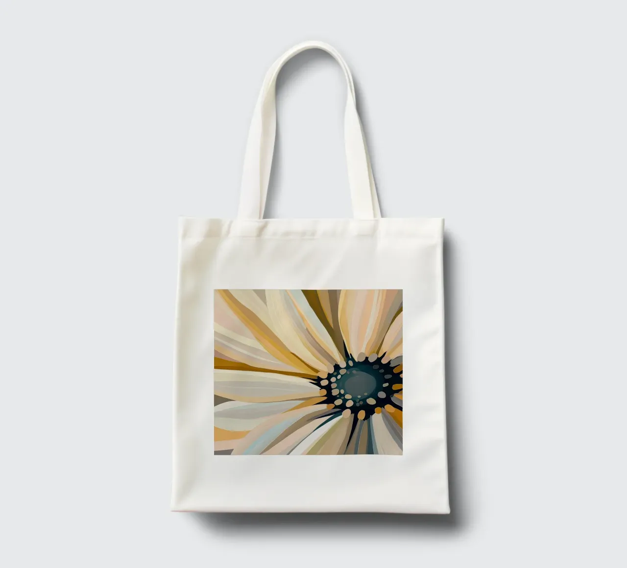 Abstract flower tote bag by Imagine