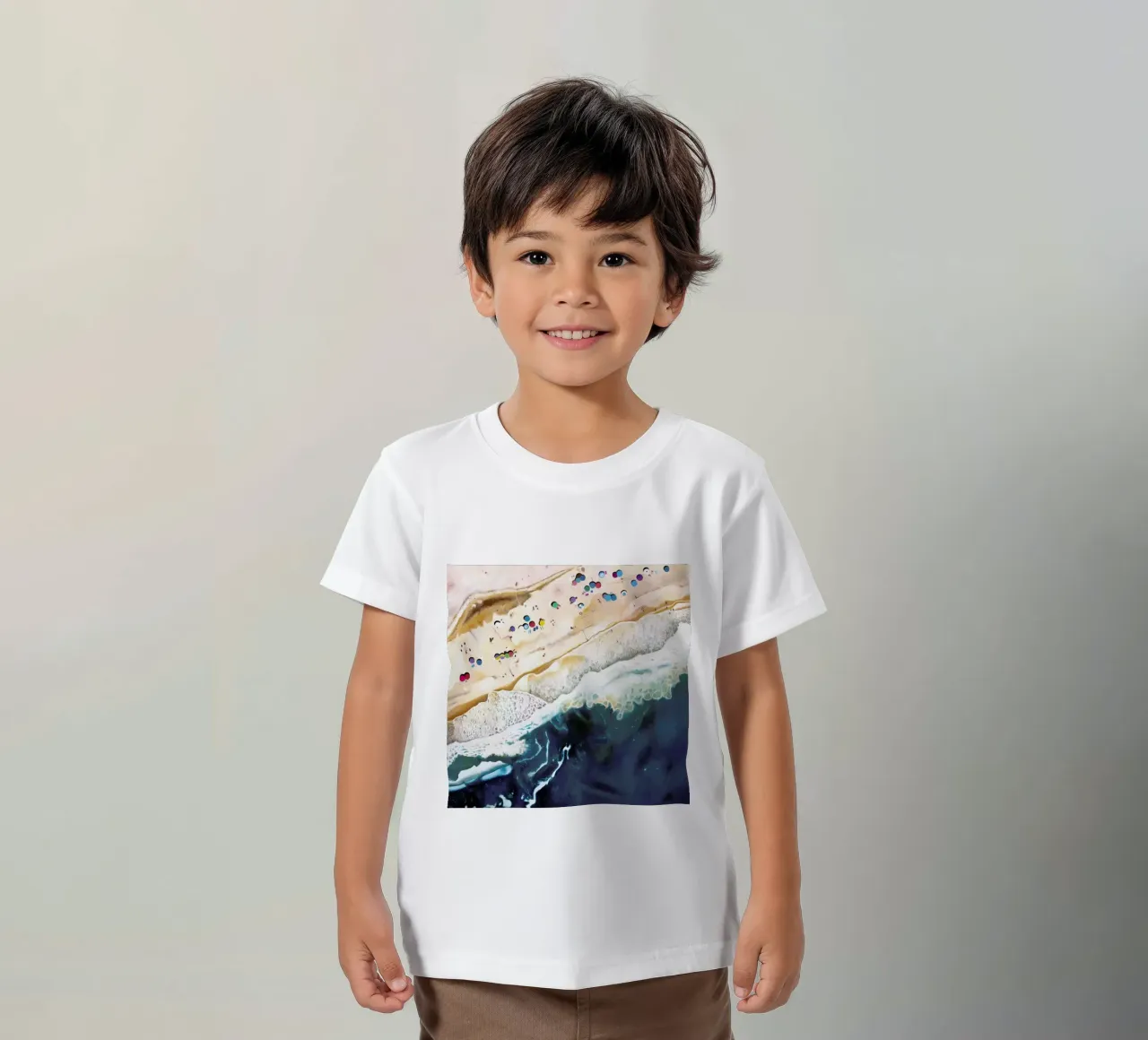 Long Island kids t-shirt by Antony Squizzato