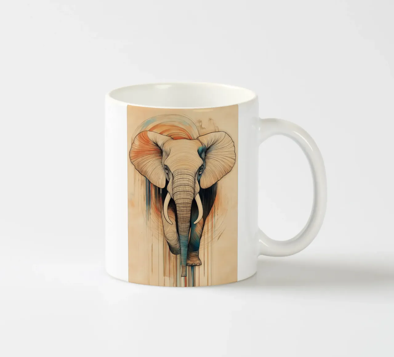 Elefante tazza in ceramica da Imagine