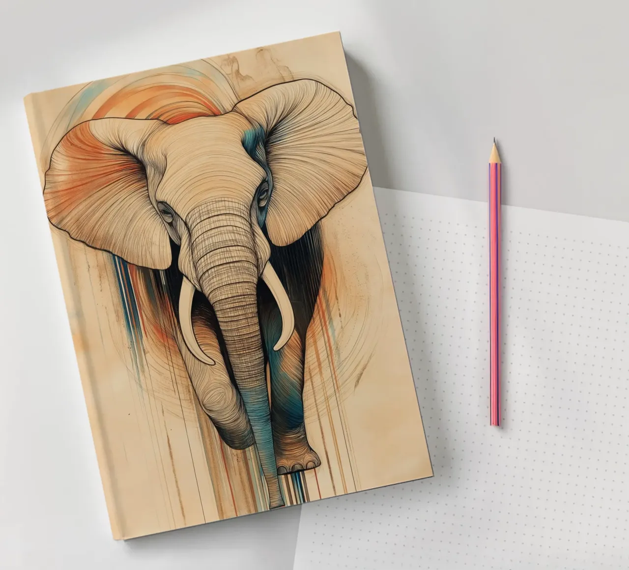 Elephant notebook by Imagine