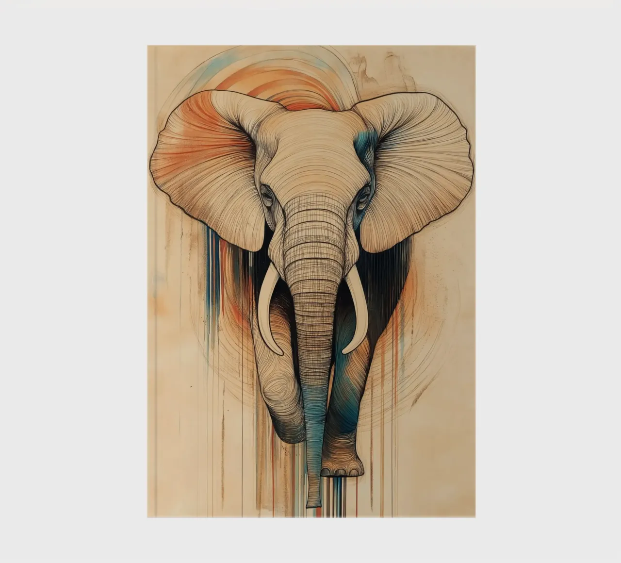 Elephant notebook by Imagine
