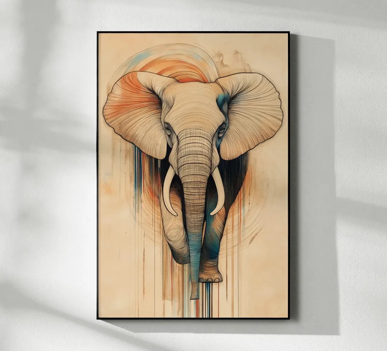 Elephant acrylic glass by Imagine