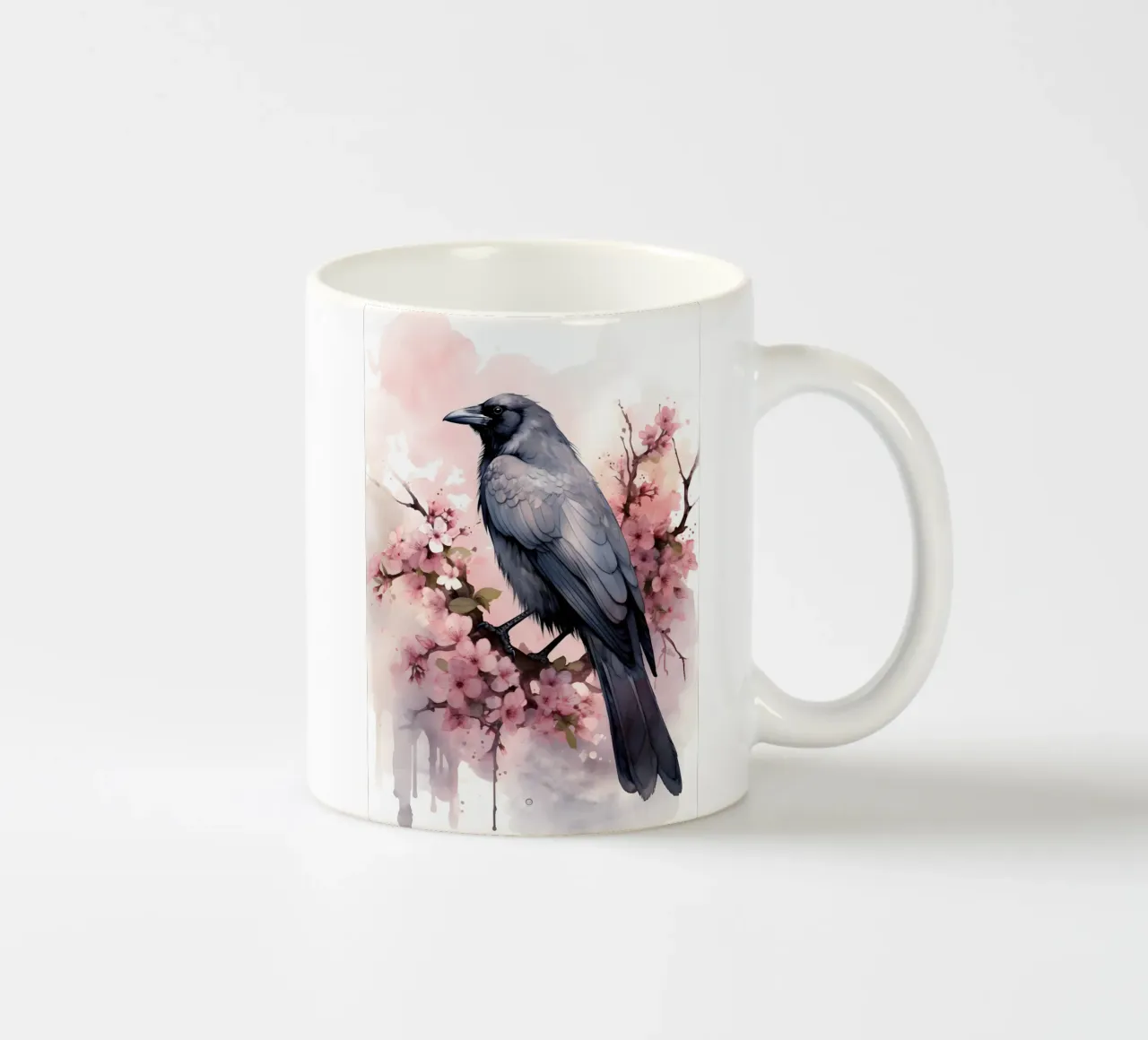 Crow tazza in ceramica da FreeArtStudio