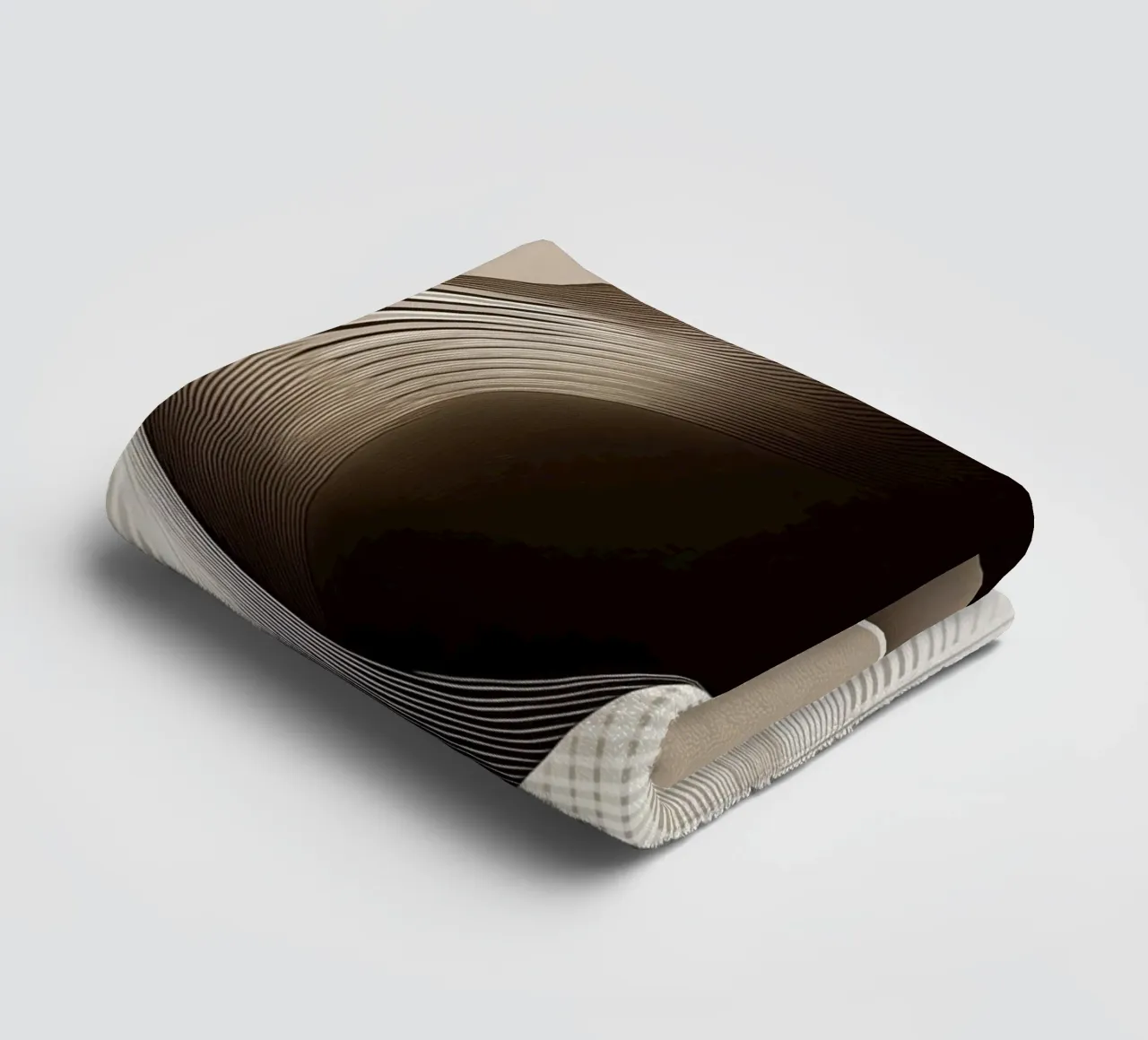Abstract cat towel by Imagine