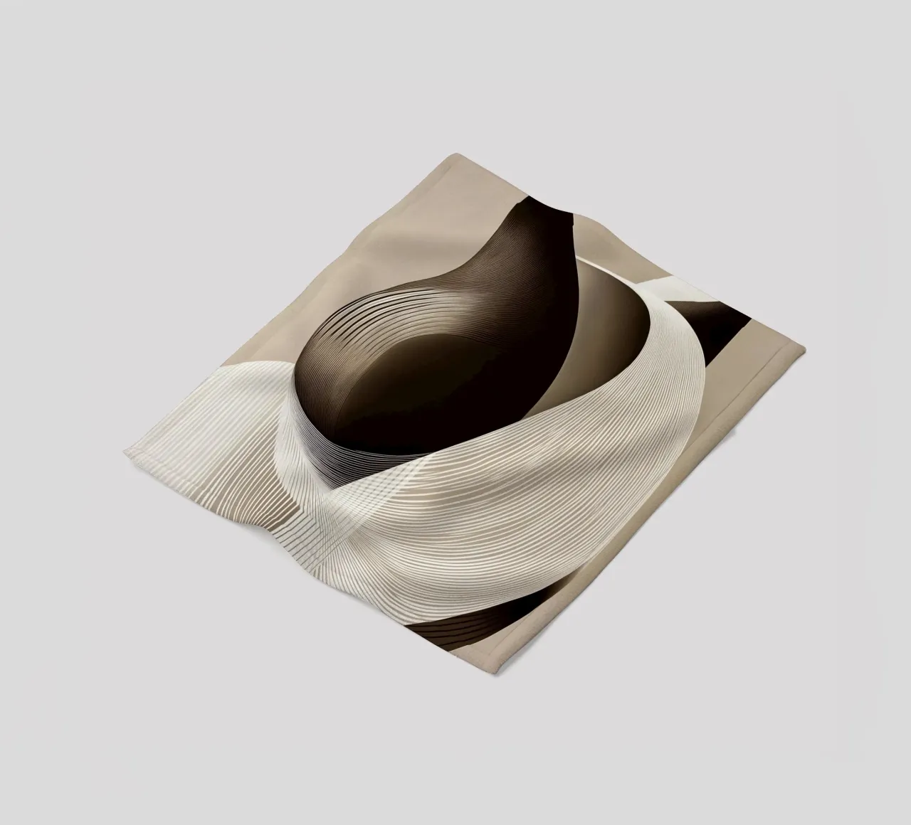 Abstract cat fleece blanket by Imagine