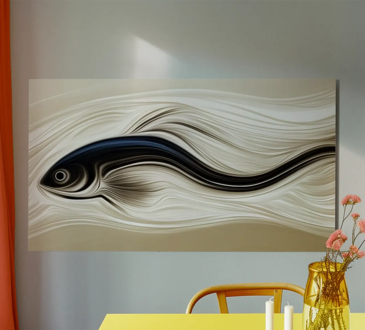 Abstract fish alu-dibond by Imagine