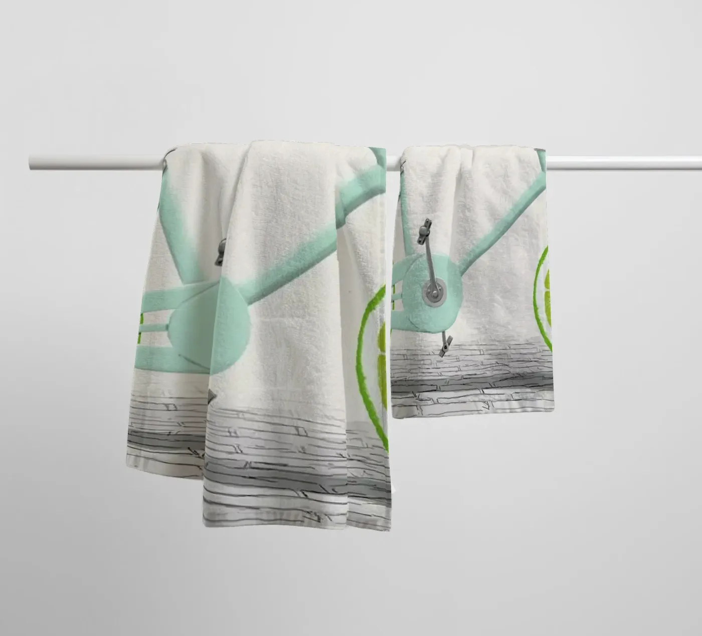 Acid badhanddoek van Florent Bodart