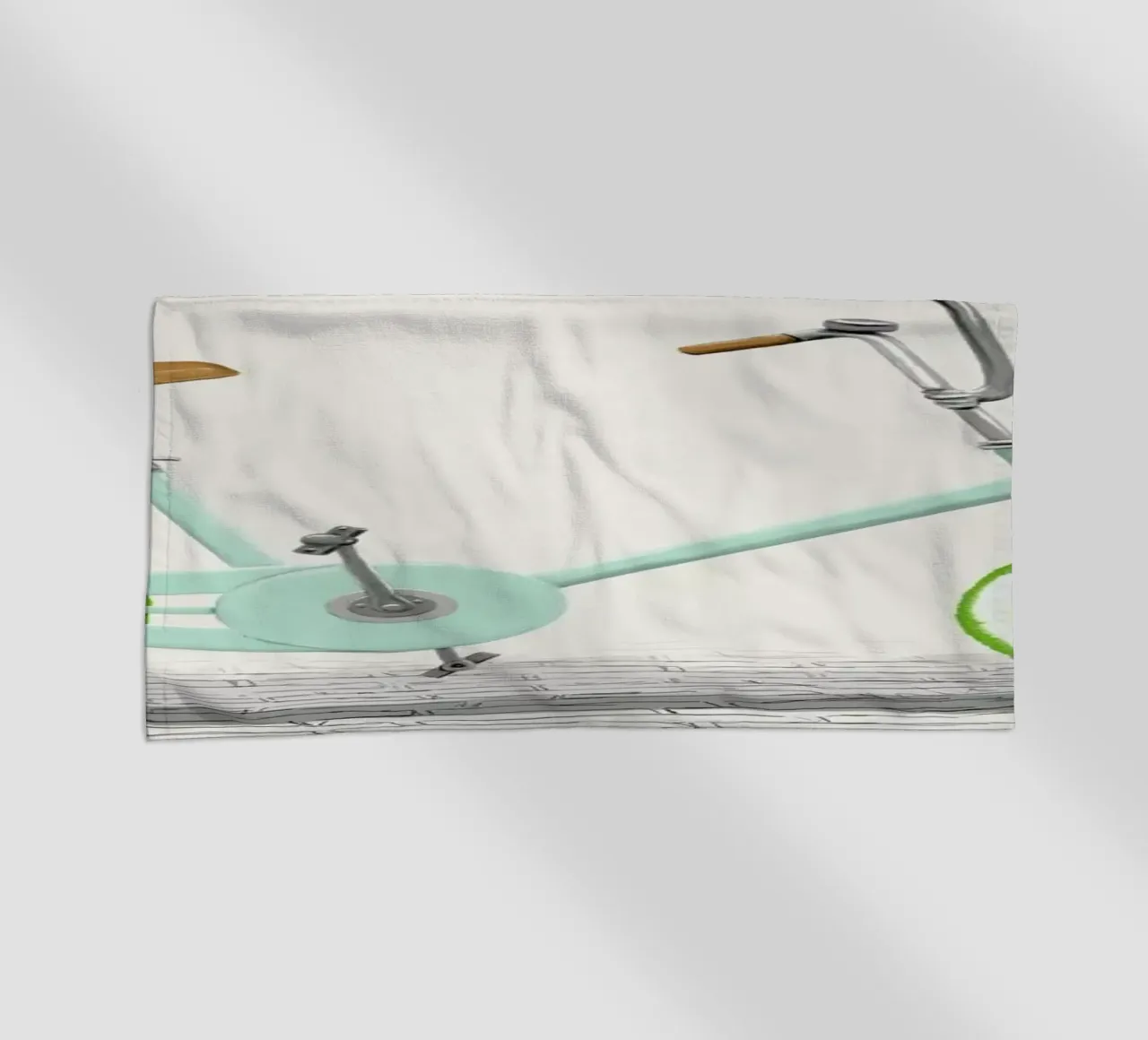 Acid strandhanddoek van Florent Bodart
