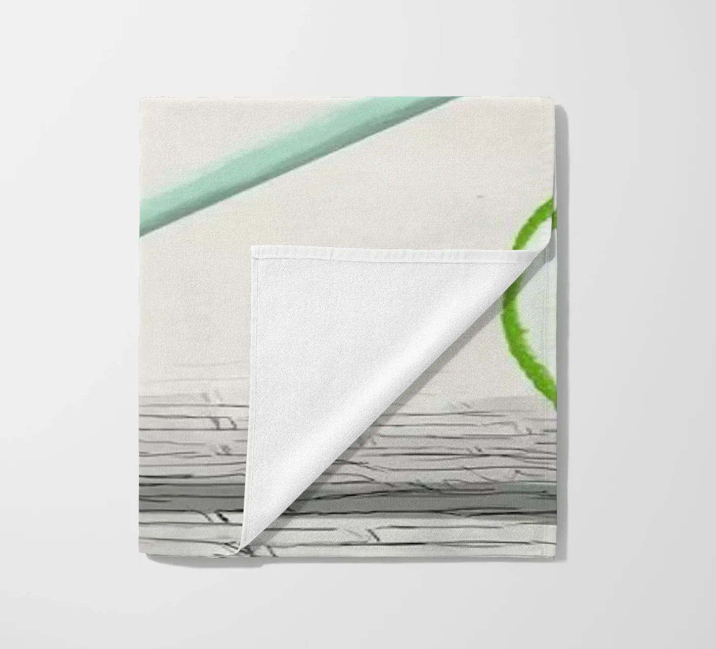 Acid beach towel by Florent Bodart