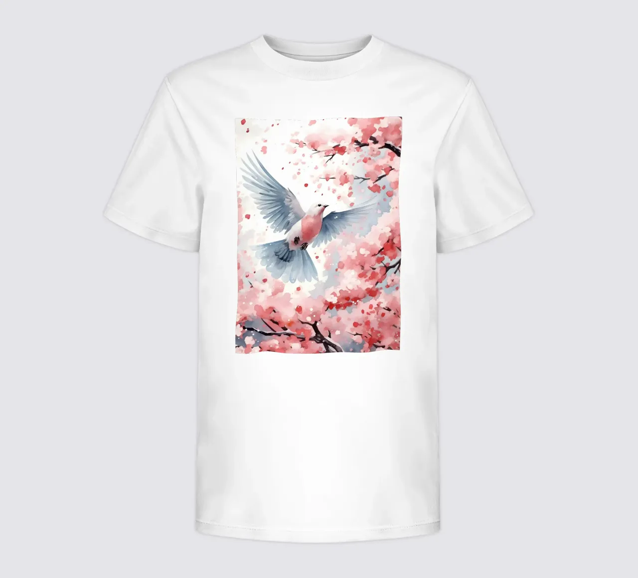 Dove kinder t-shirt van FreeArtStudio