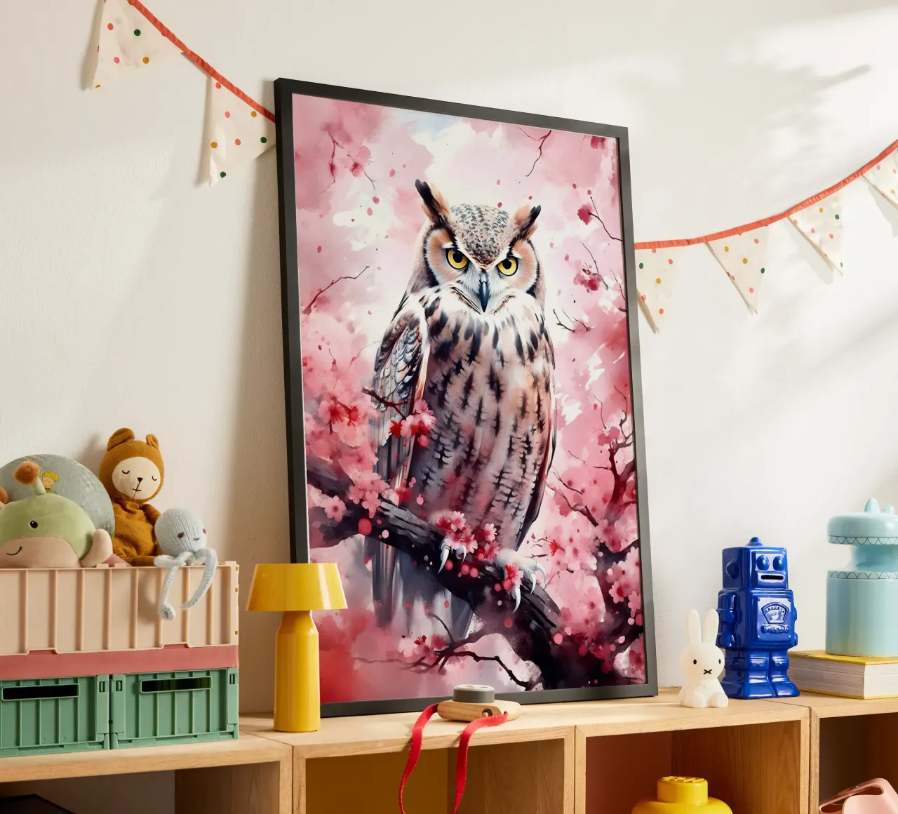 Eagle Owl poster by FreeArtStudio