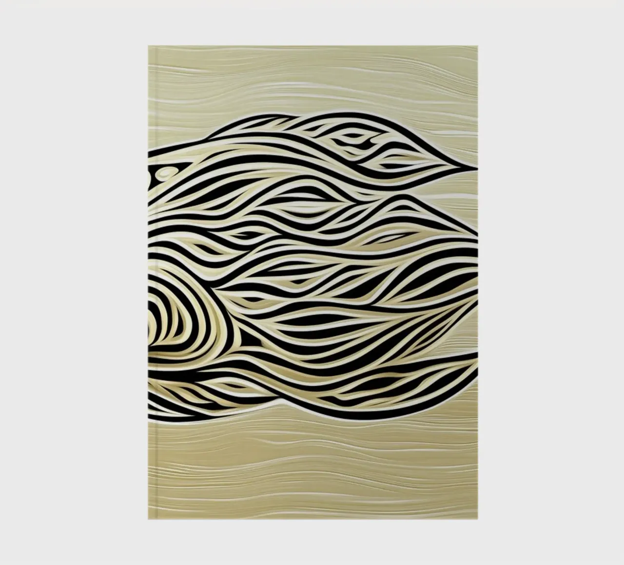 Poisson abstrait carnet de notes de Imagine