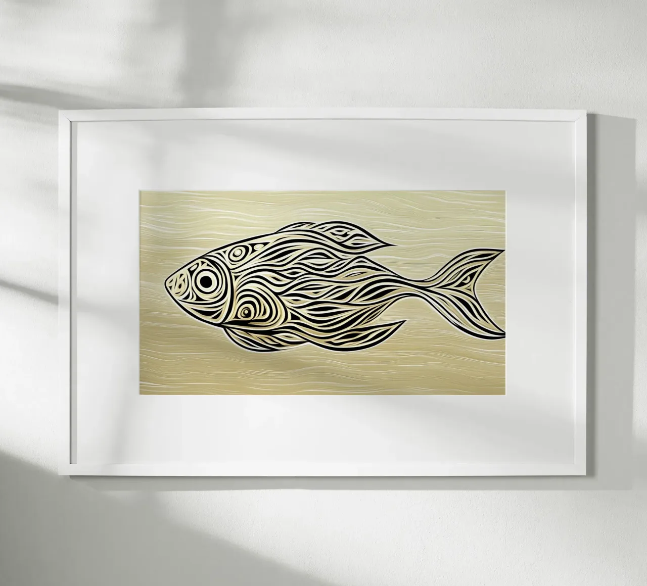 Abstract fish poster by Imagine