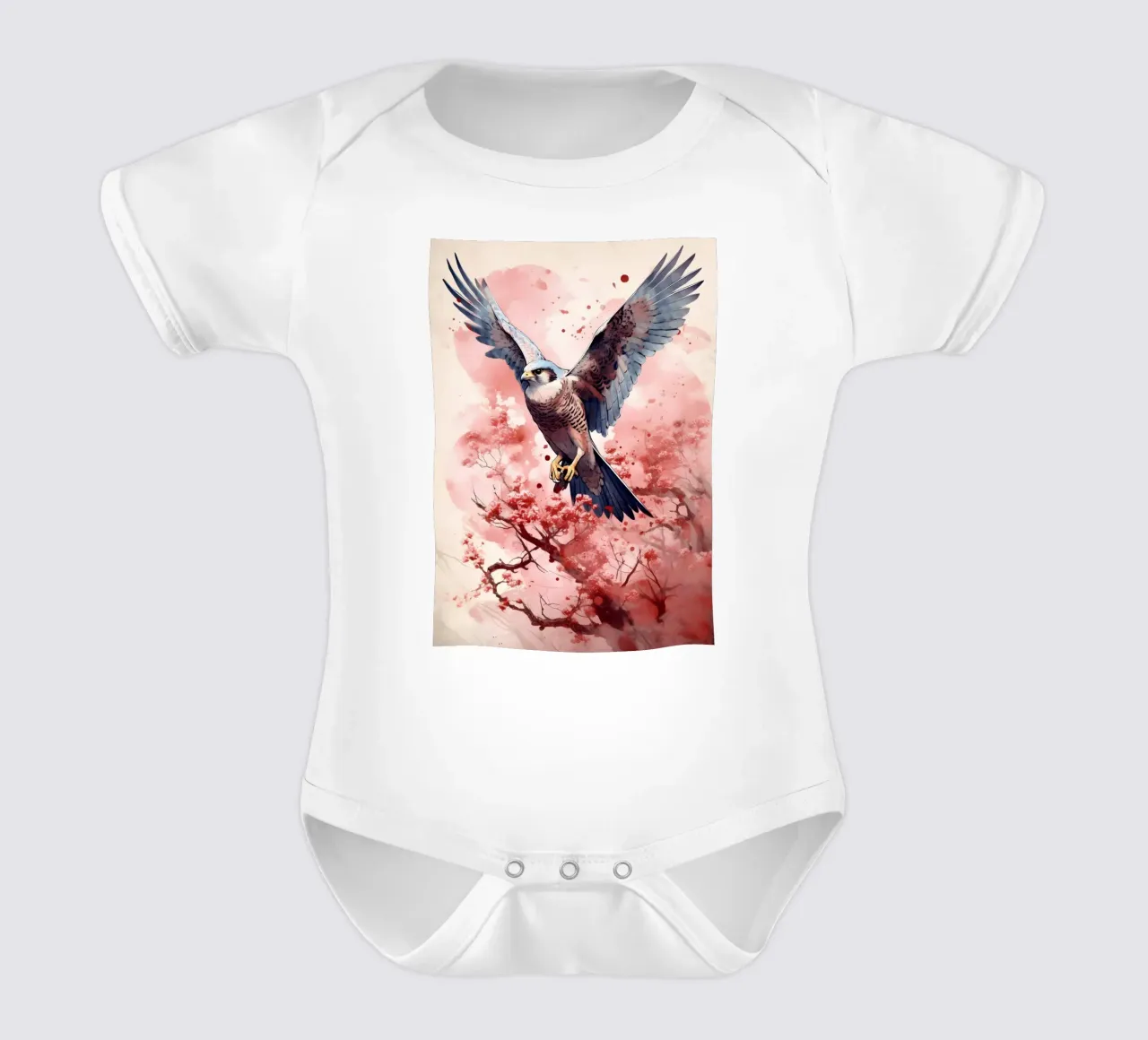Falcon Kurzarm Babybody von FreeArtStudio