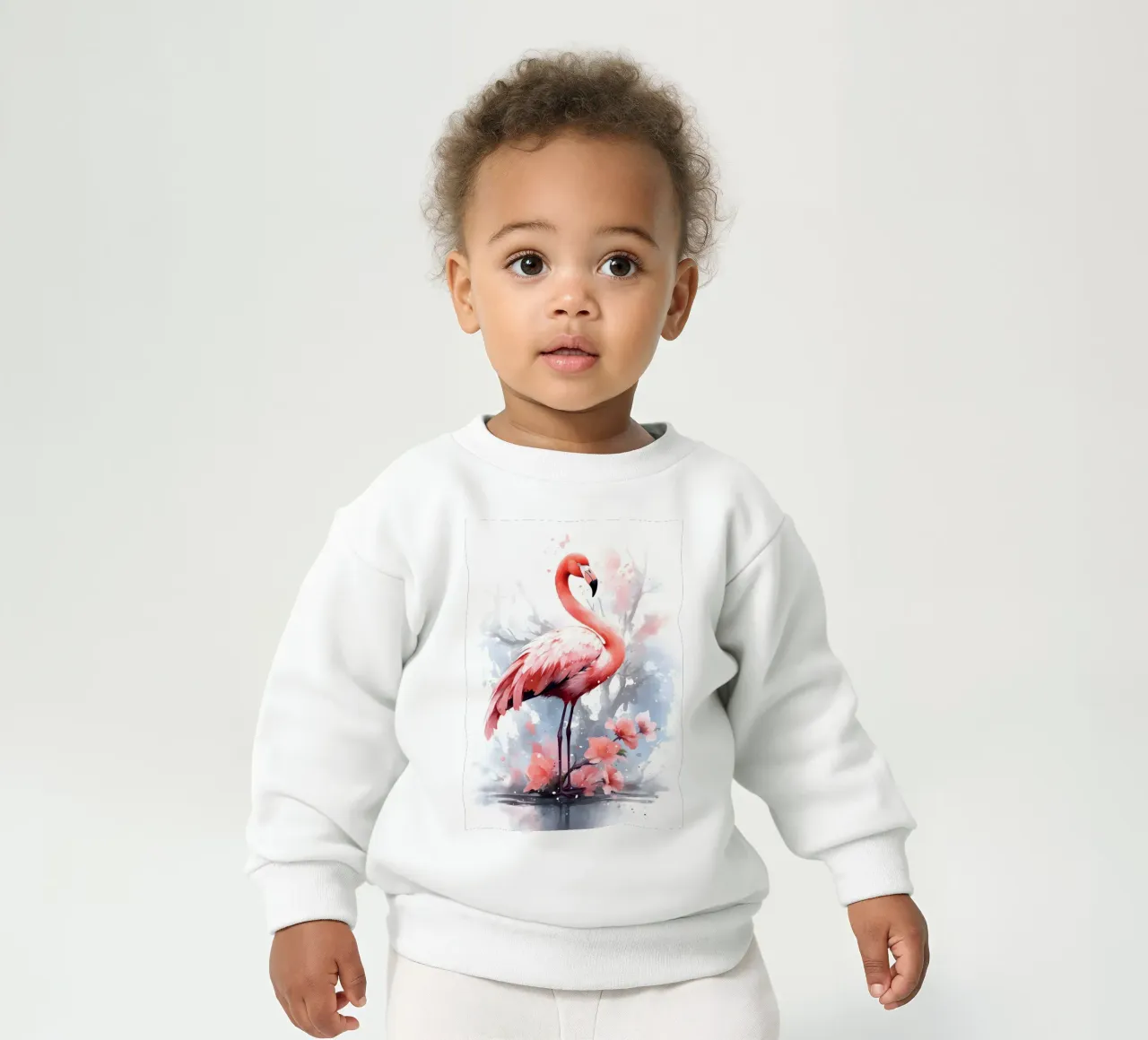 Flamingo felpa neonato da FreeArtStudio