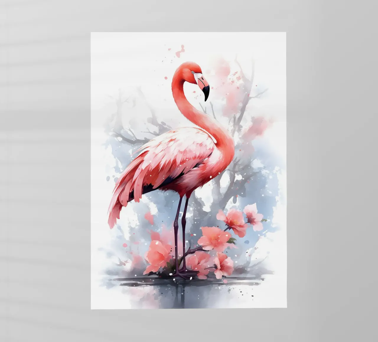 Flamingo pellicola backlit da FreeArtStudio