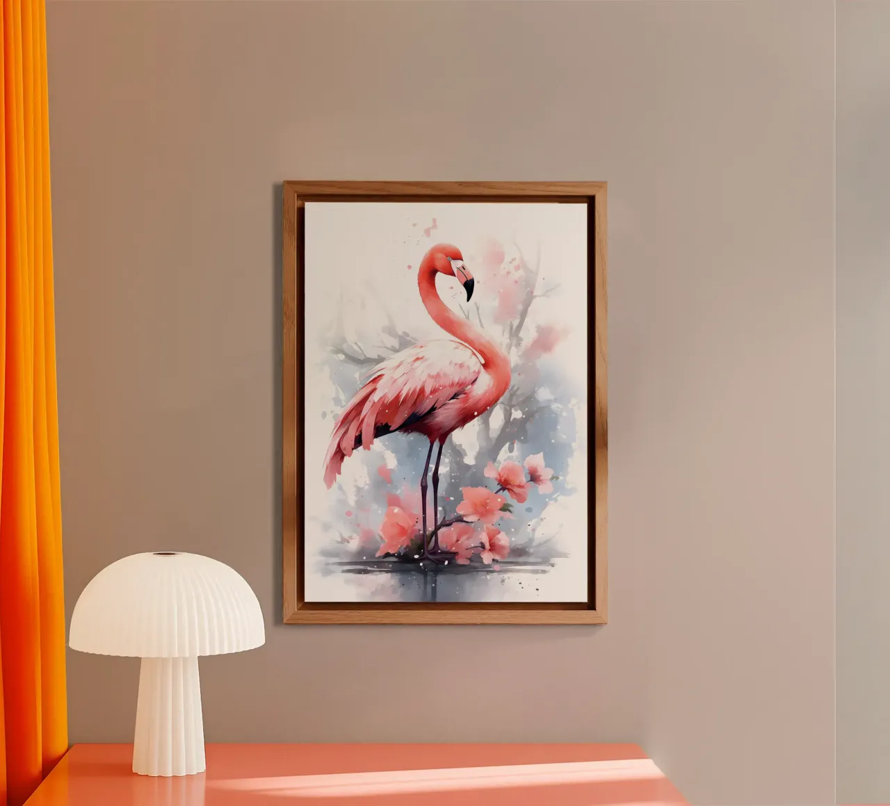 Flamingo panneau forex de FreeArtStudio