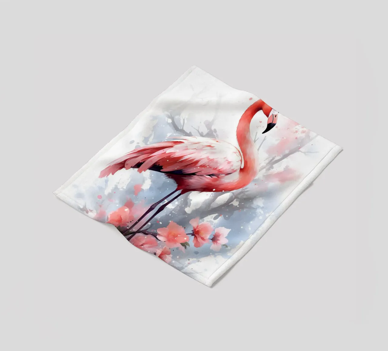 Flamingo coperta in pile da FreeArtStudio