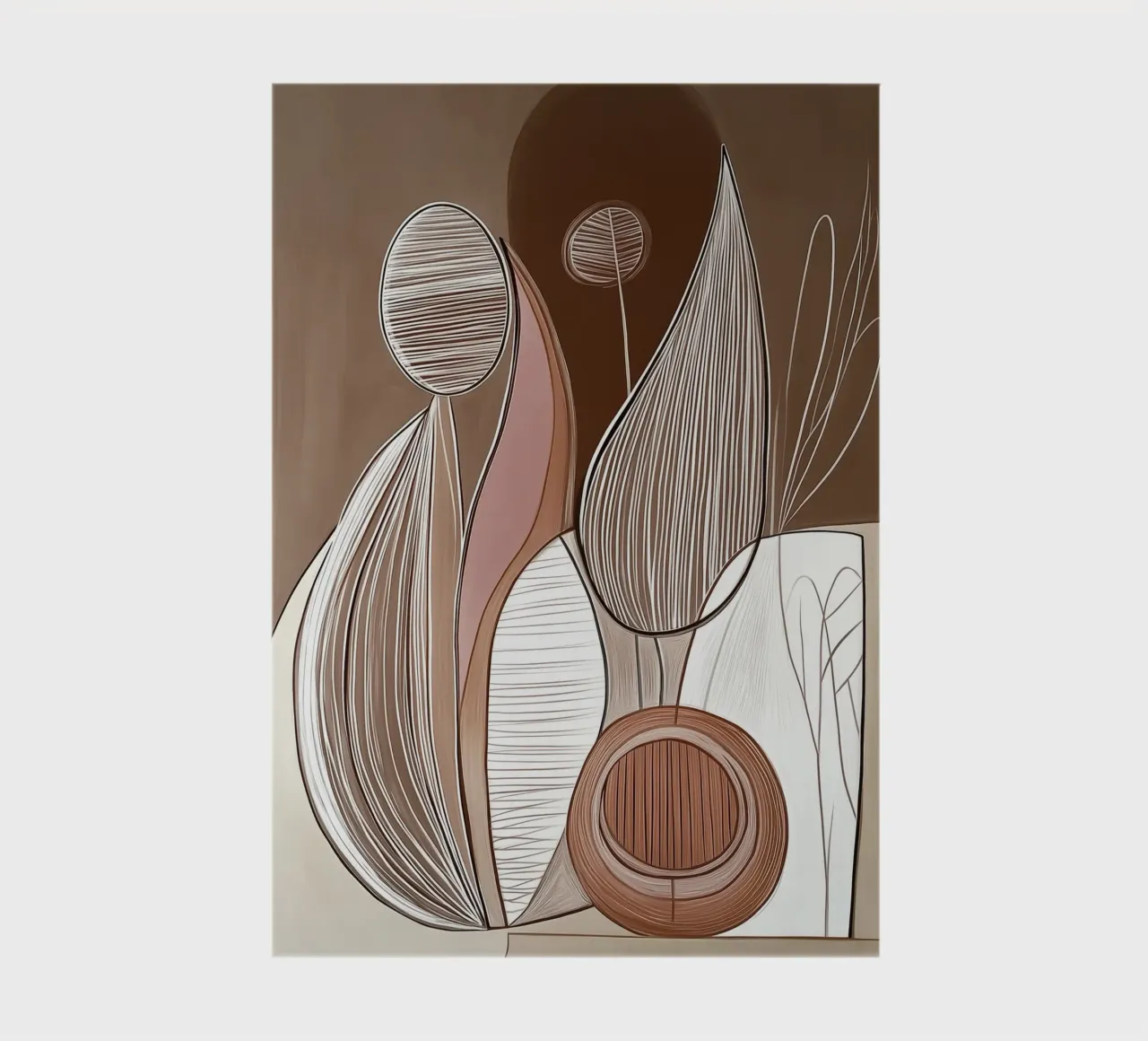 Abstract forms notebook by Imagine