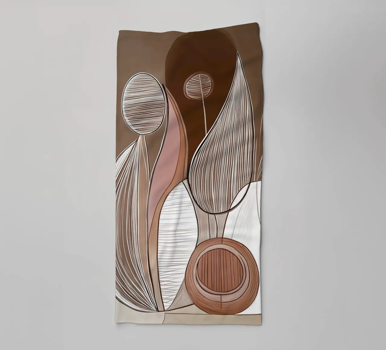 Abstract forms towel by Imagine