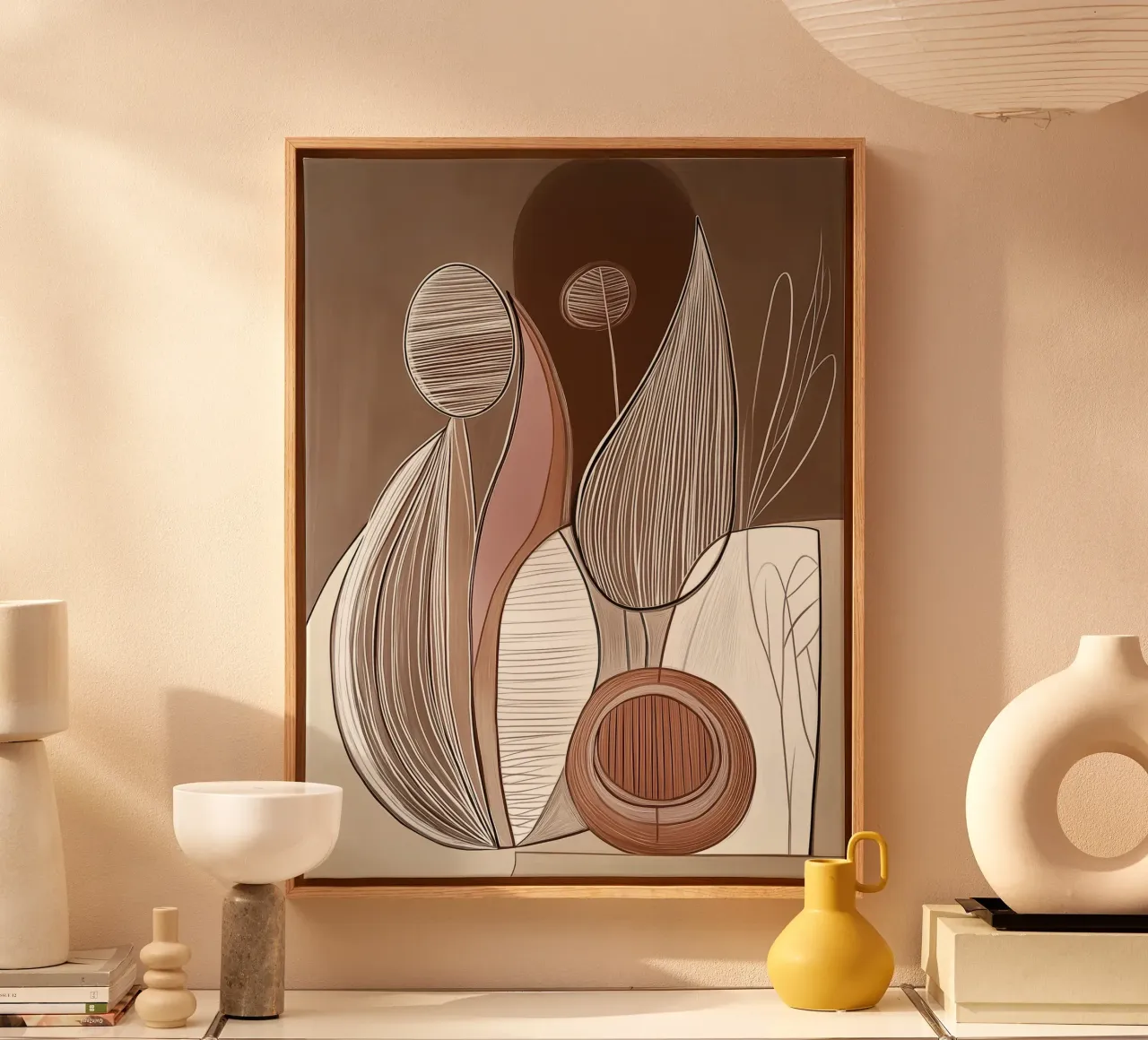 Abstract forms canvas by Imagine