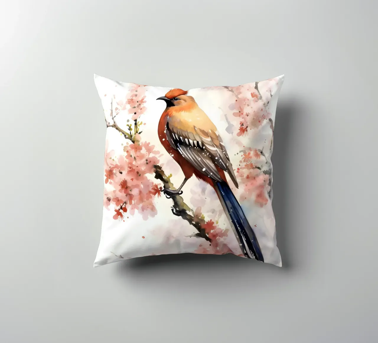 Golden Pheasant cuscino da FreeArtStudio