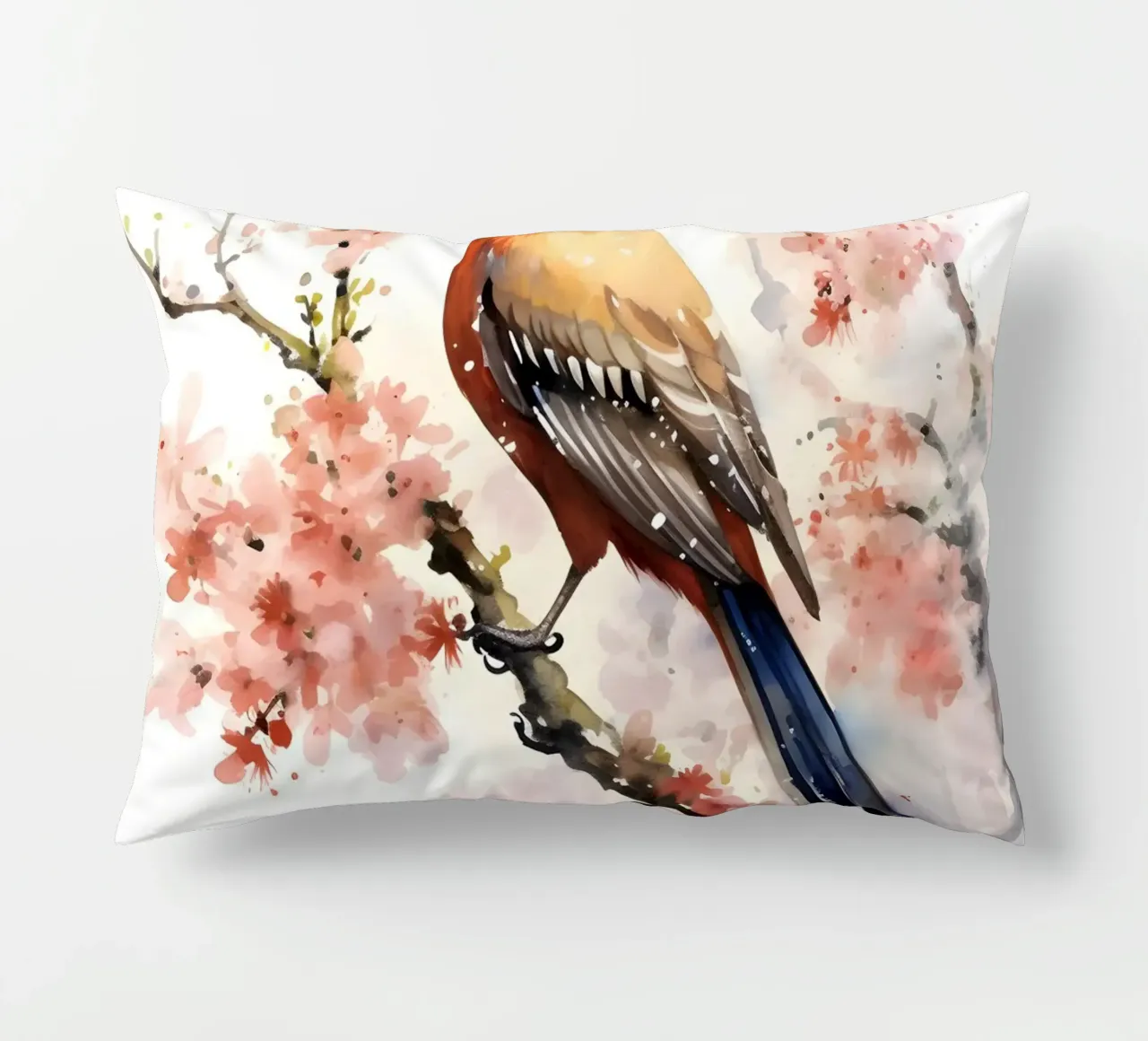 Golden Pheasant cuscino da FreeArtStudio