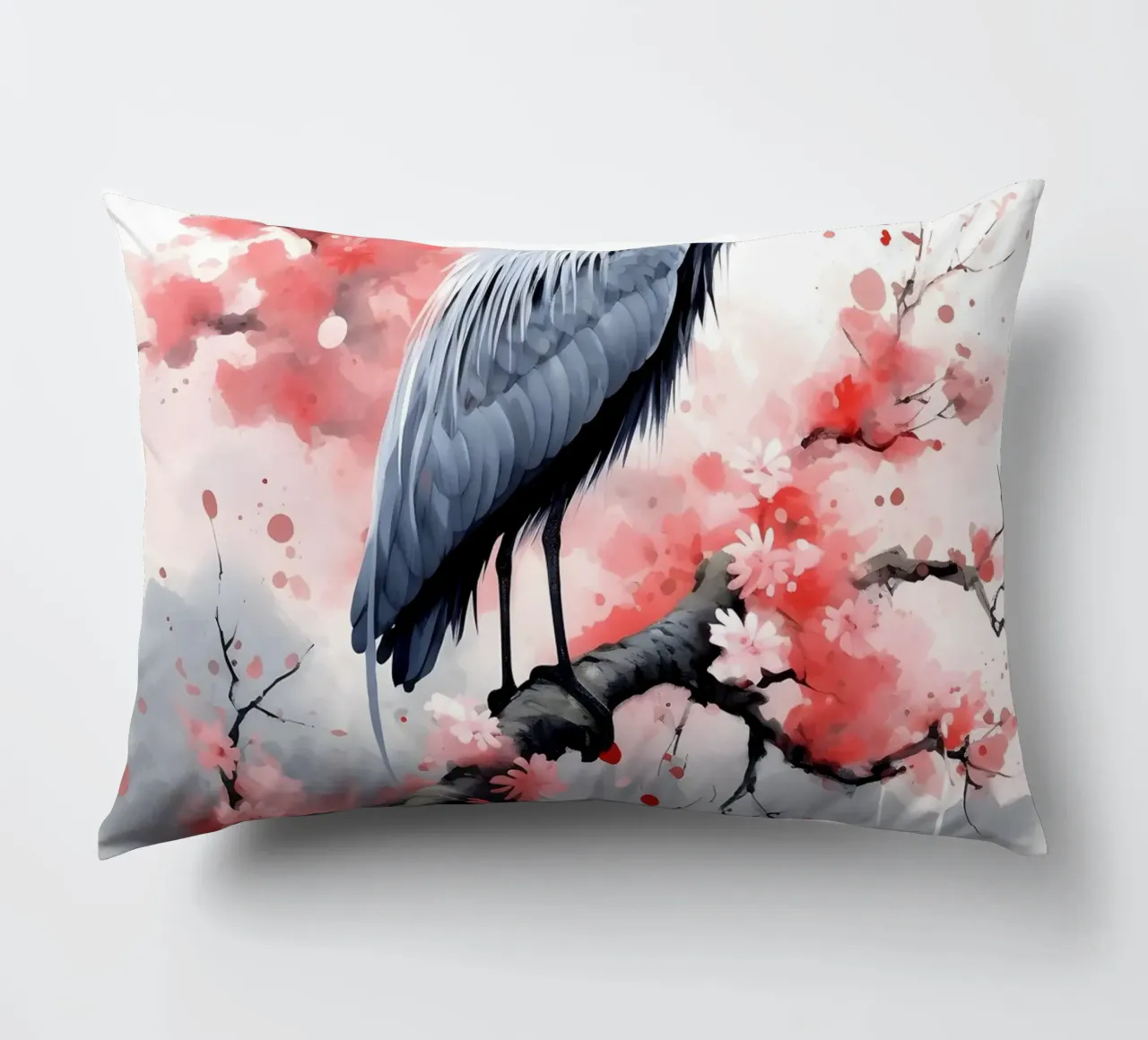 Heron cuscino da FreeArtStudio