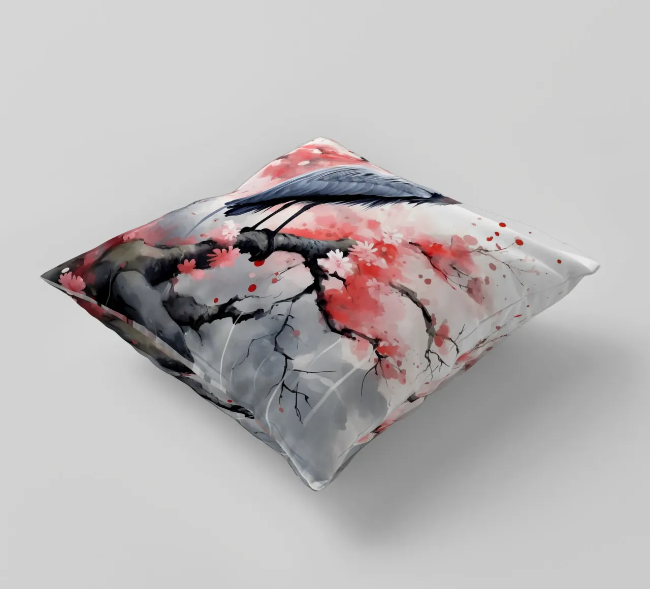 Heron cuscino da FreeArtStudio