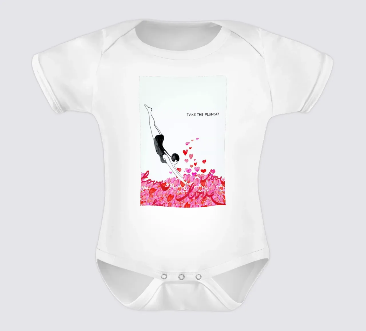 Take The Plunge body neonato maniche corte da Rococco LA