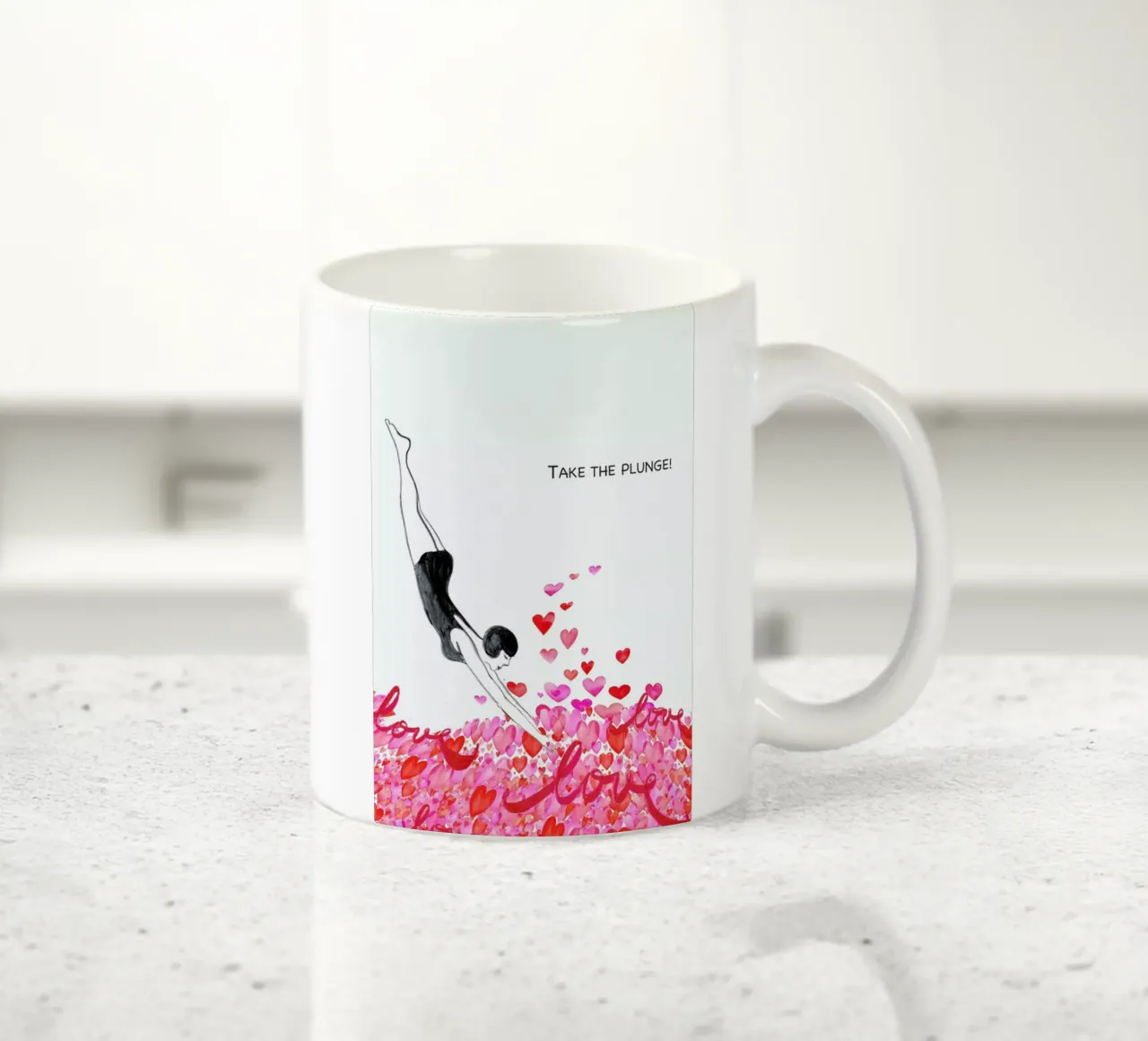 Take The Plunge tazza in ceramica da Rococco LA